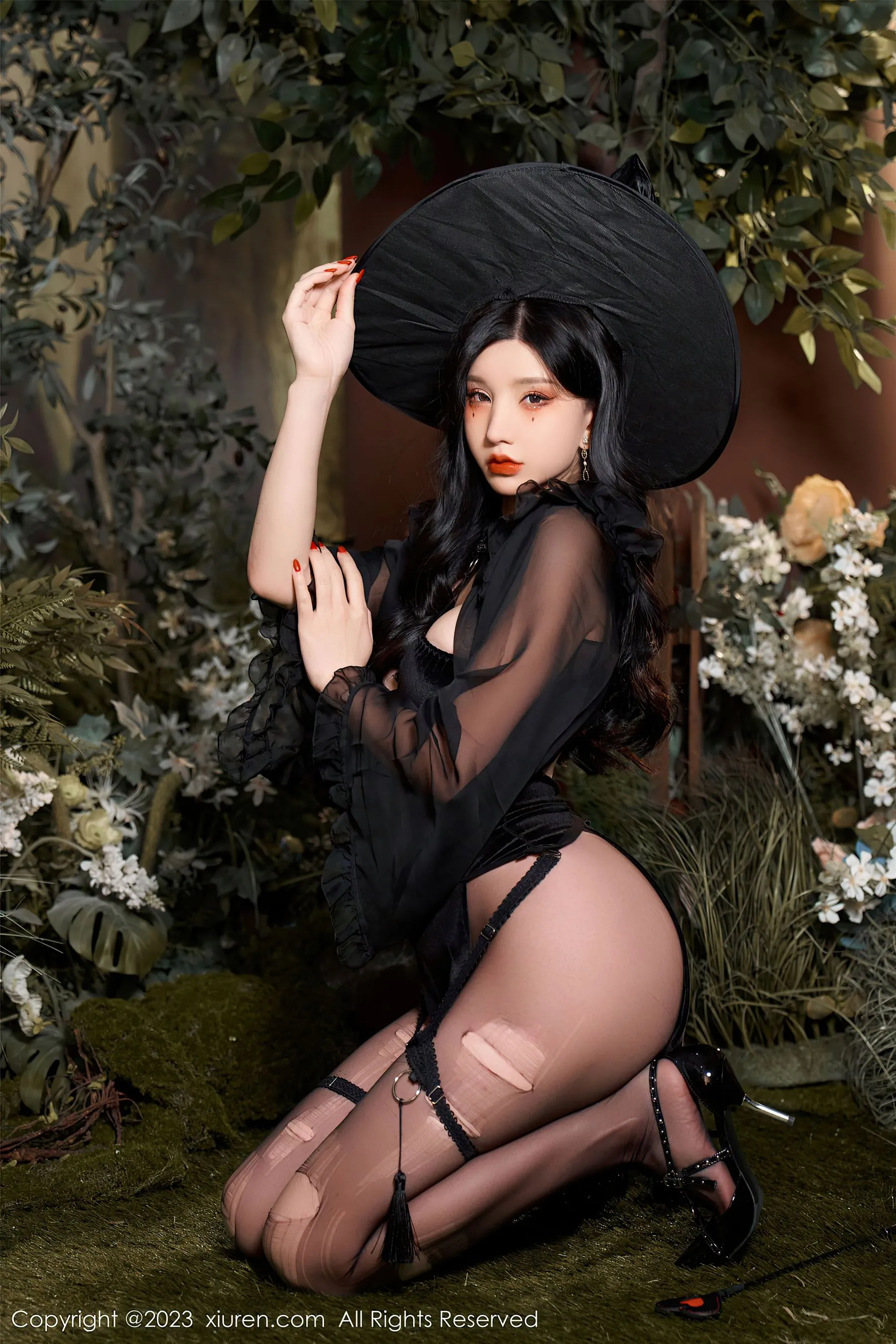 秀人网 No.6362 周于希Sally 黑丝美臀第16张