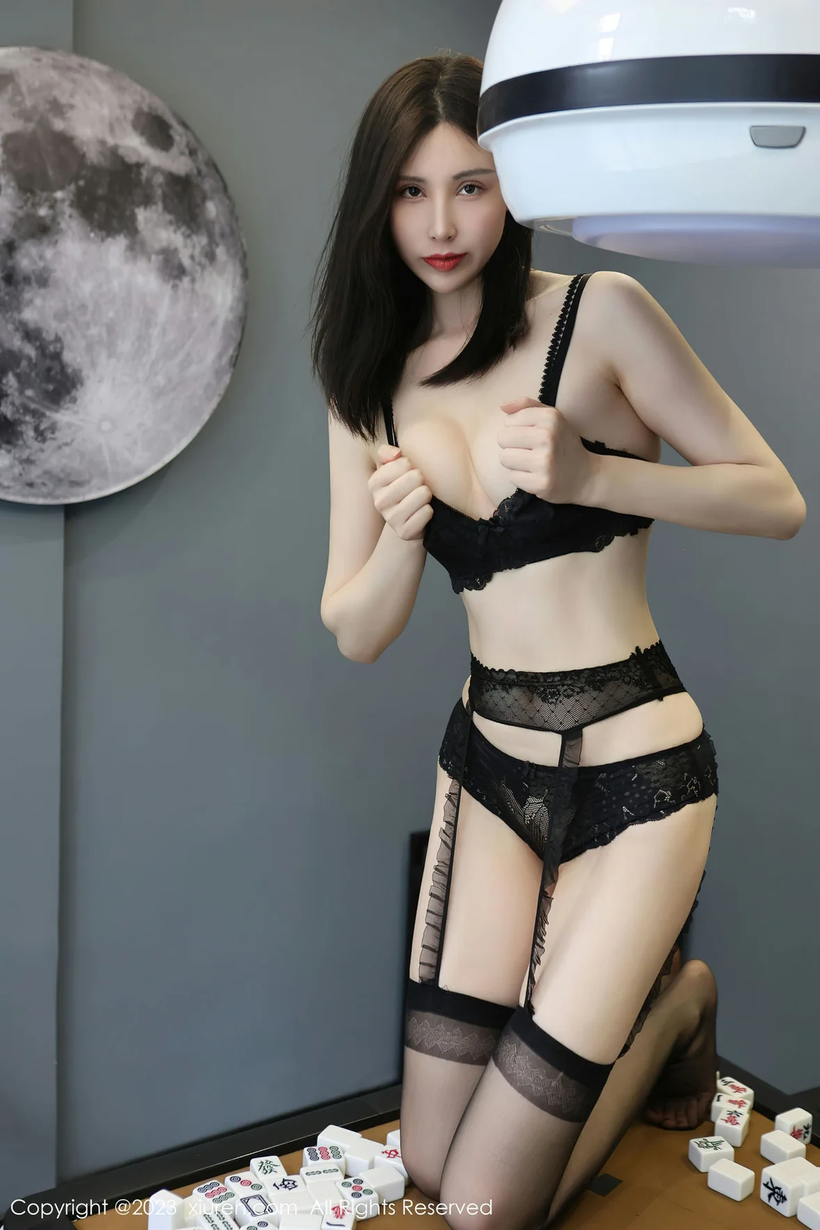  XiuRen 秀人 No.7178 曼柔 中国风连衣长裙性感写真 [74P]第14张