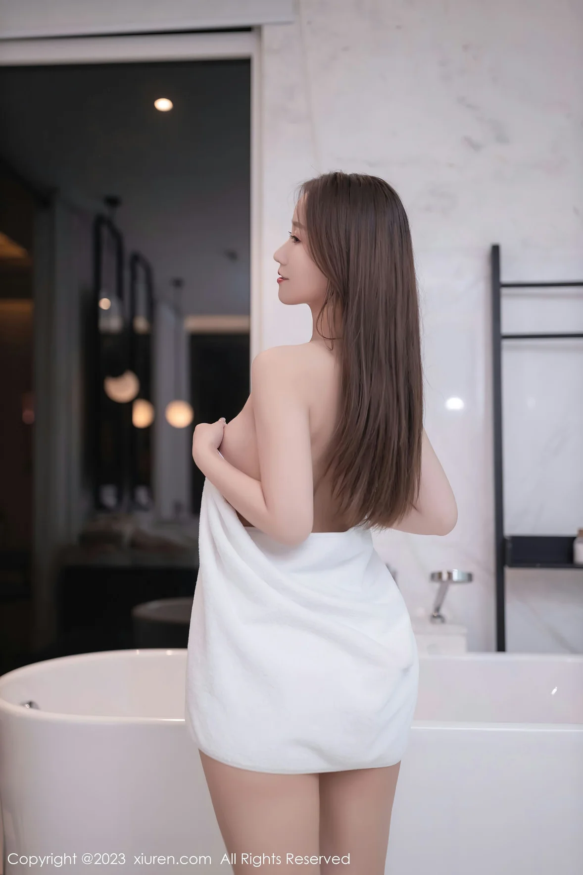  XiuRen 秀人 No.7206 杏子Yada 粉色睡裙性感写真 [79P]第22张