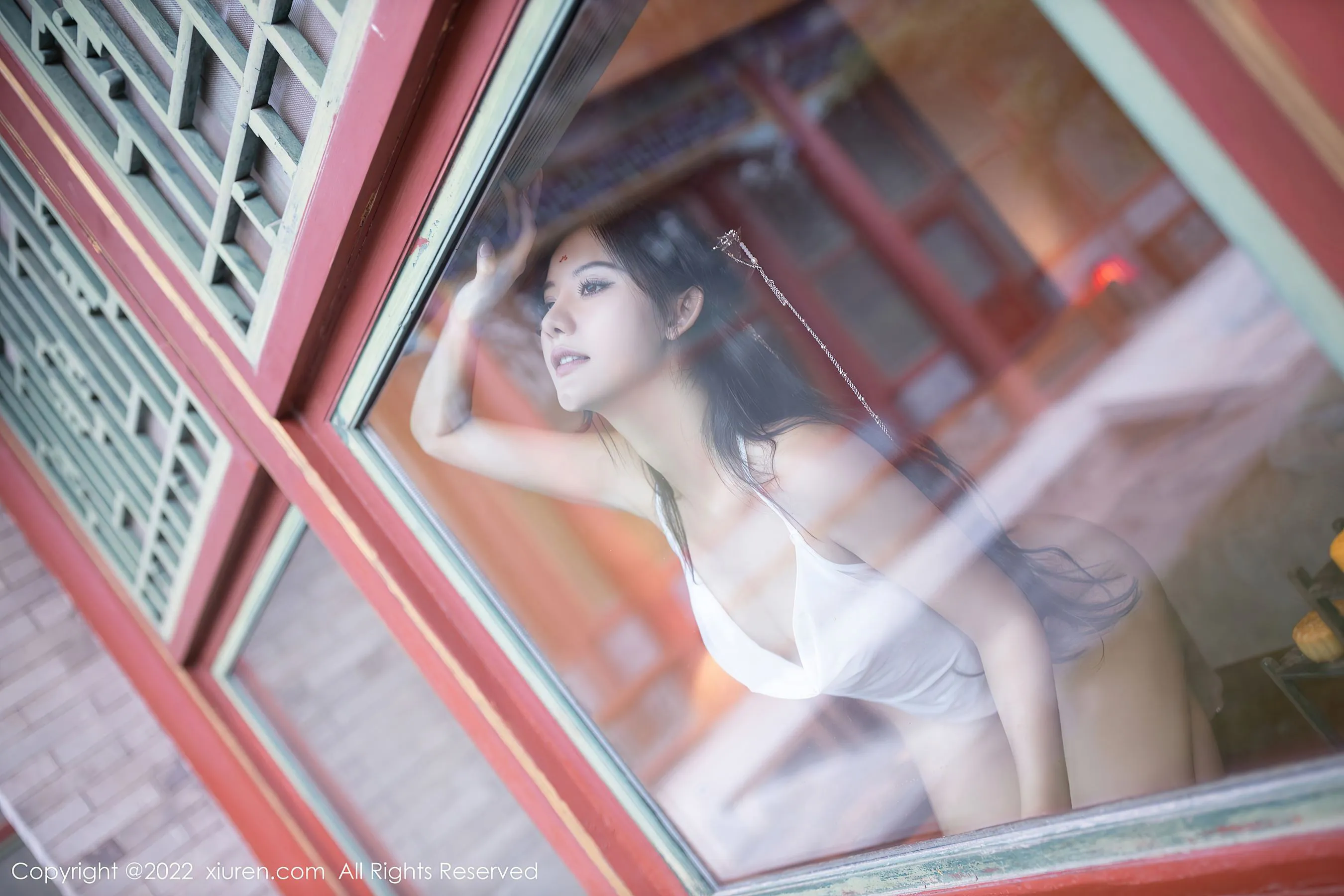  秀人网 No.5573 就是阿朱啊 古装美腿第8张