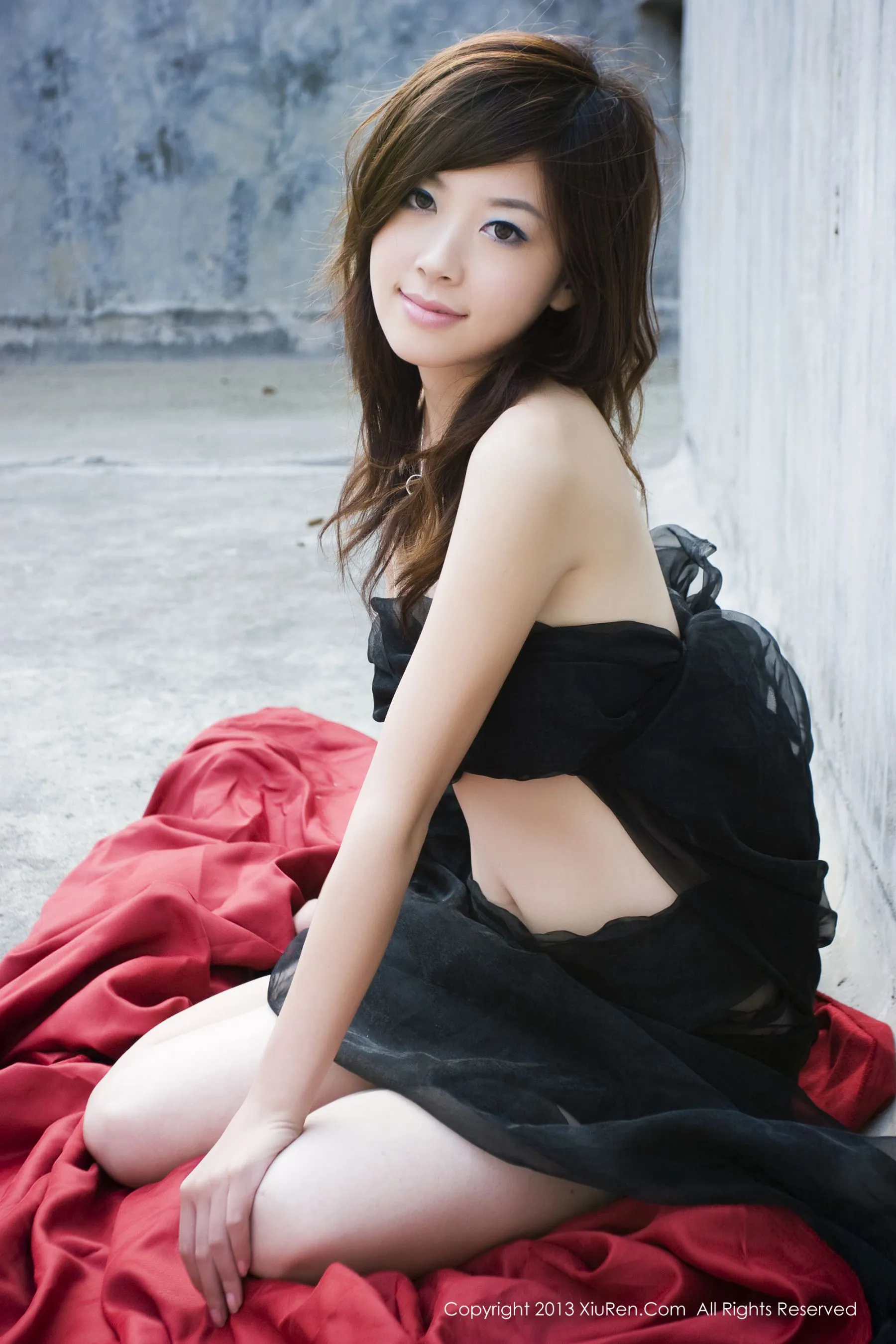  模特加菲《高挑的梦中情人》 秀人网 No.016第2张