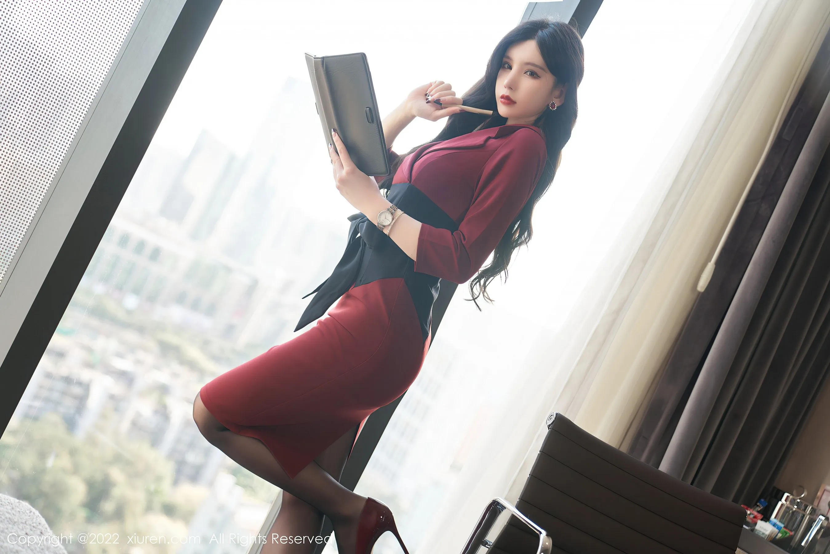  秀人网 No.4877 周于希Sally 美腿黑丝外围约啪第15张