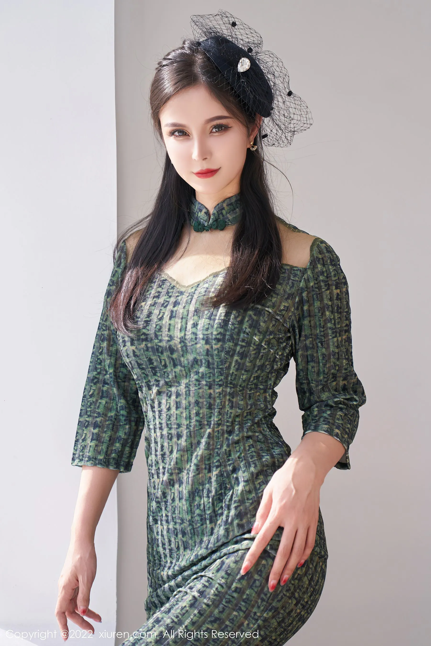  秀人网 No.5373 小蛮妖Yummy 美臀黑丝第13张