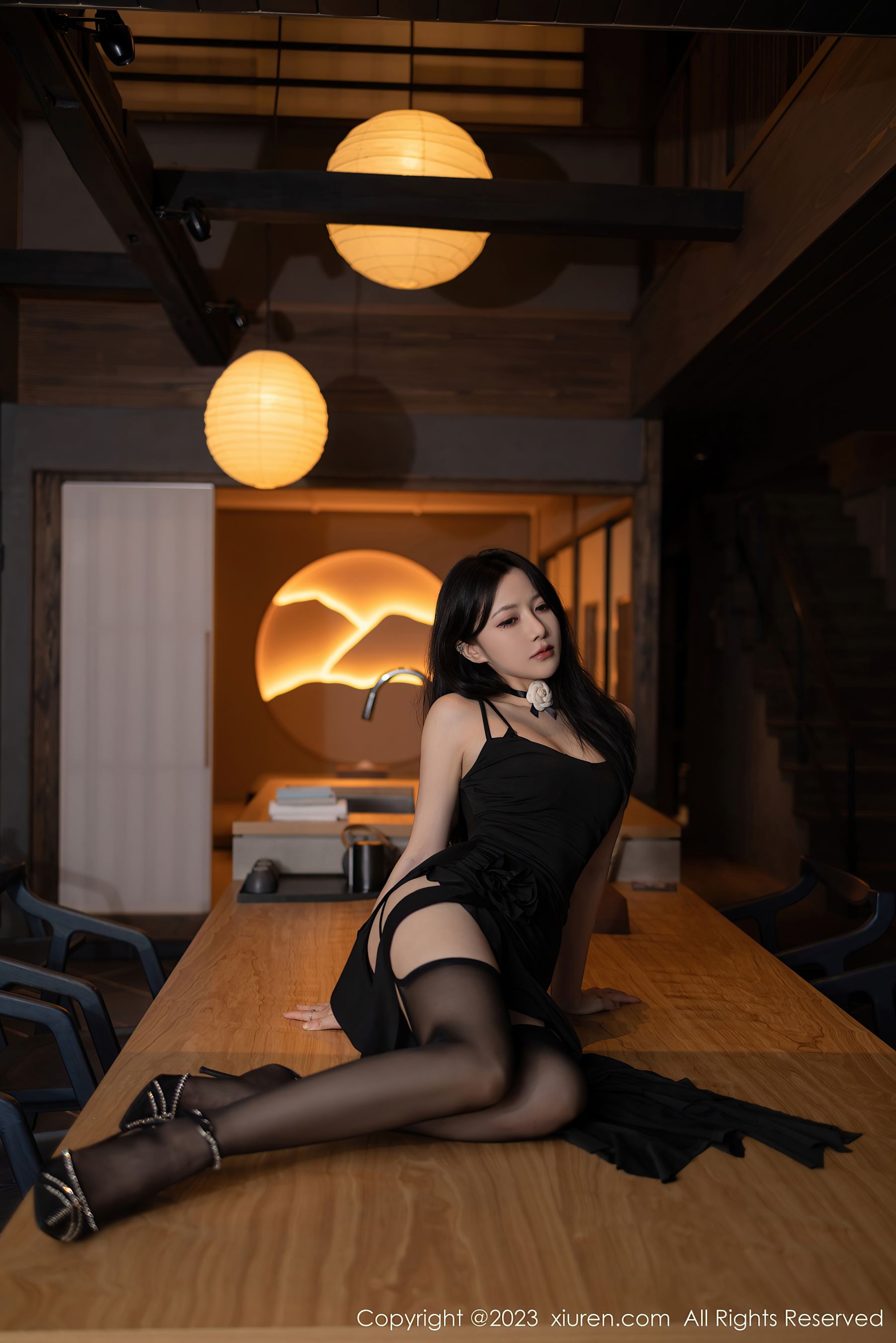 XiuRen 秀人 No.7460 鱼子酱Fish 黑丝美腿第25张