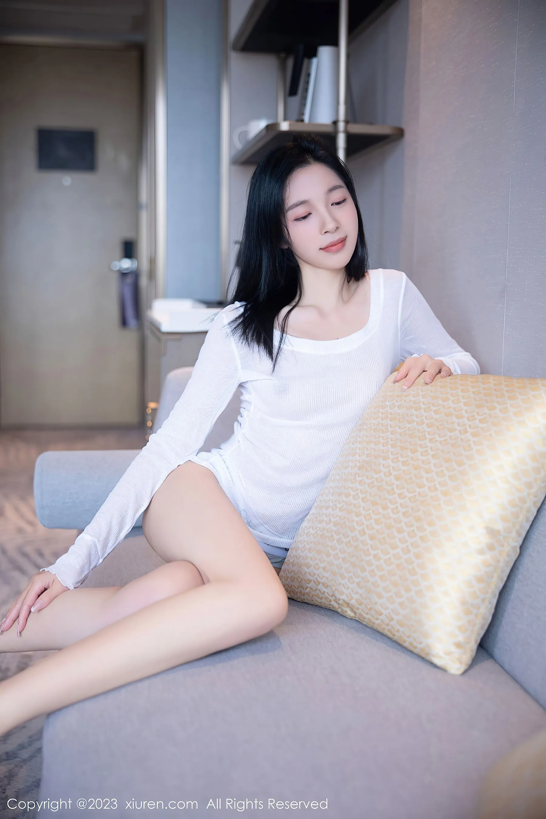  秀人网 No.6619 茜茜Kimi 清纯美腿第26张