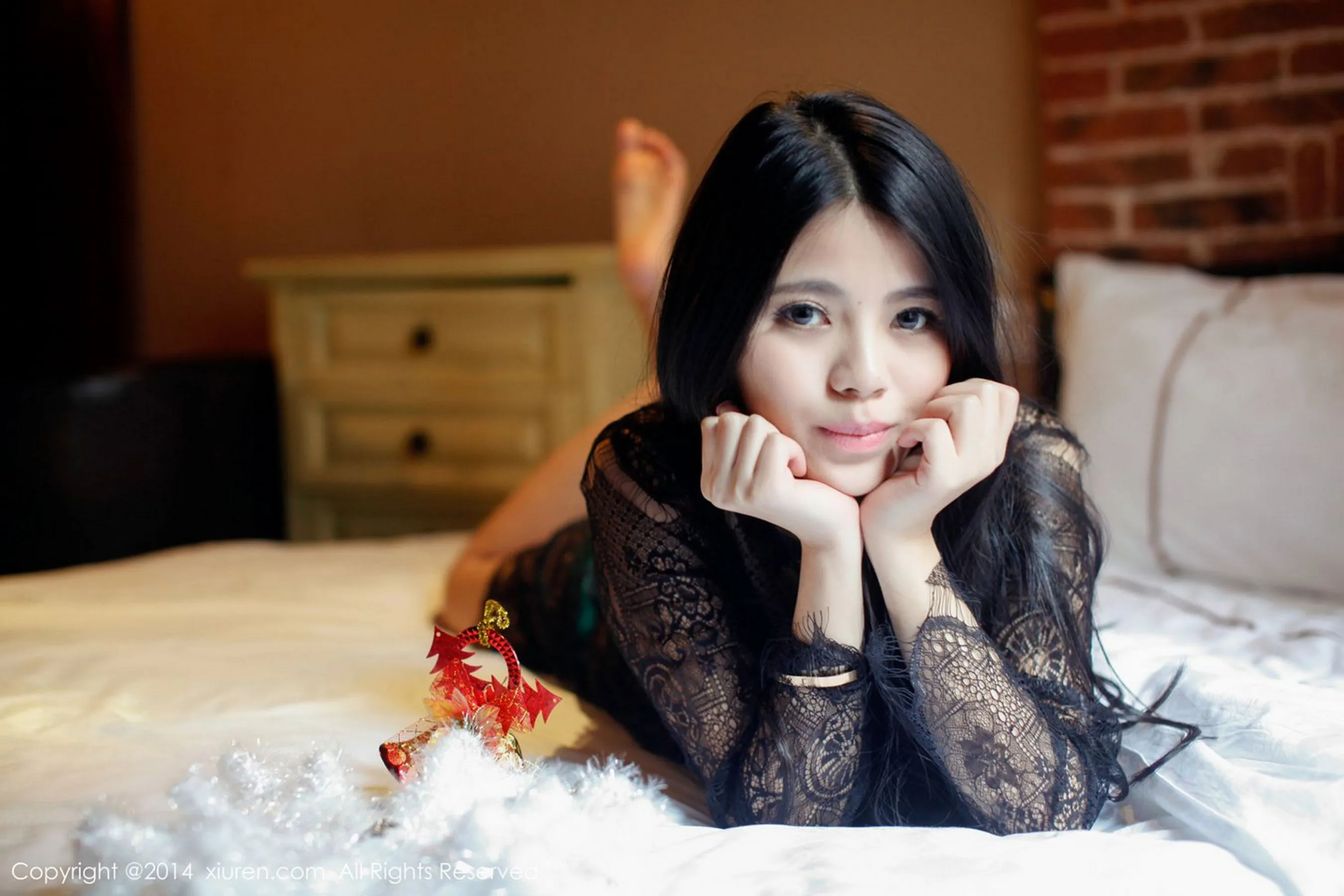  欧阳妮娜娜《透视蕾丝系列》 秀人网 No.265第8张