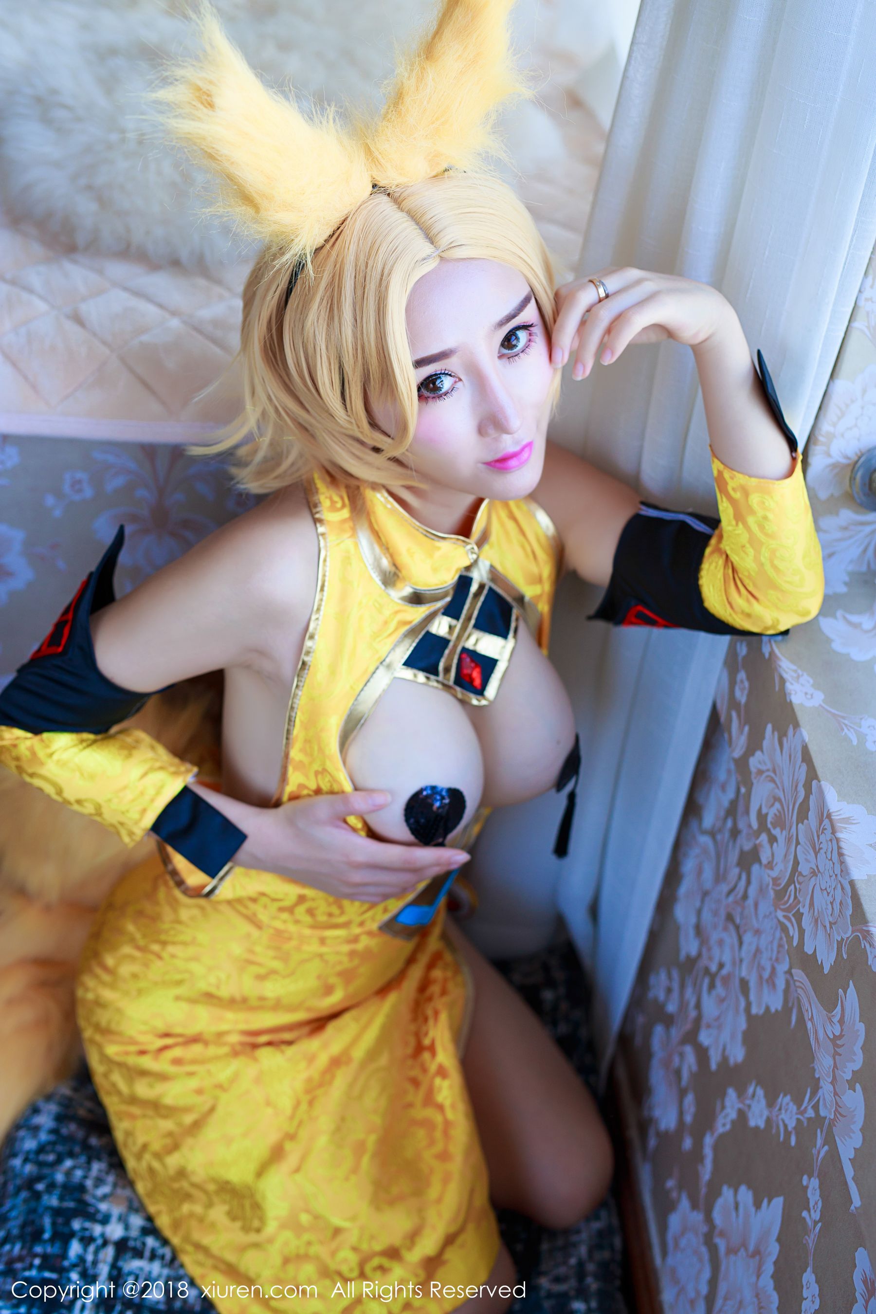  邹晶晶女王《王者荣耀妲己COS》 秀人 No.937第8张