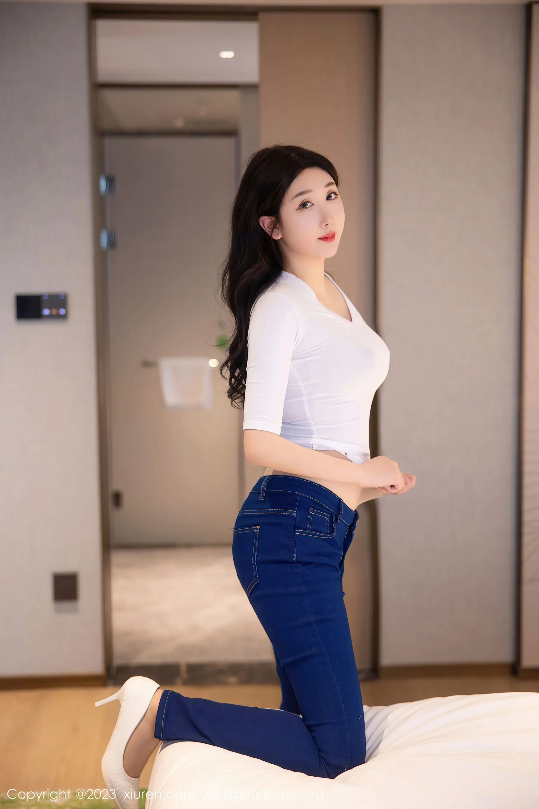  秀人网 No.6570 江真真 牛仔裤美臀第28张