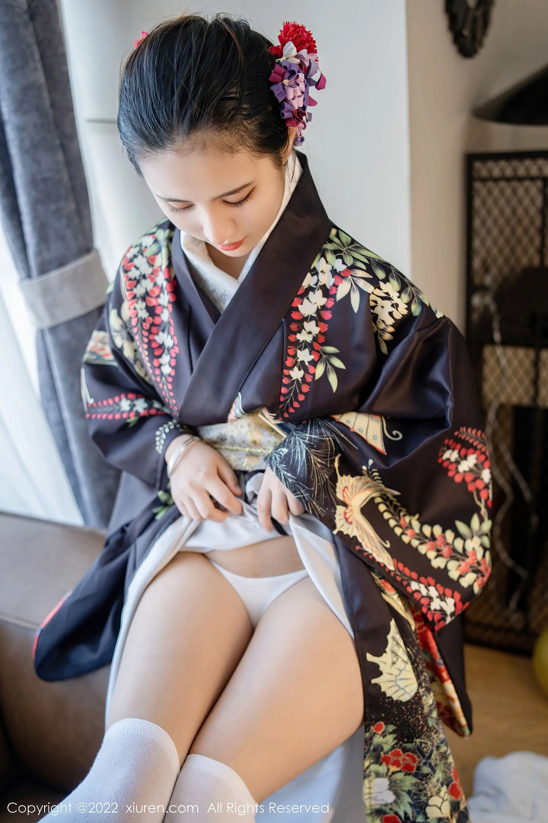  秀人网 No.5309 久久Aimee 和服美臀第15张