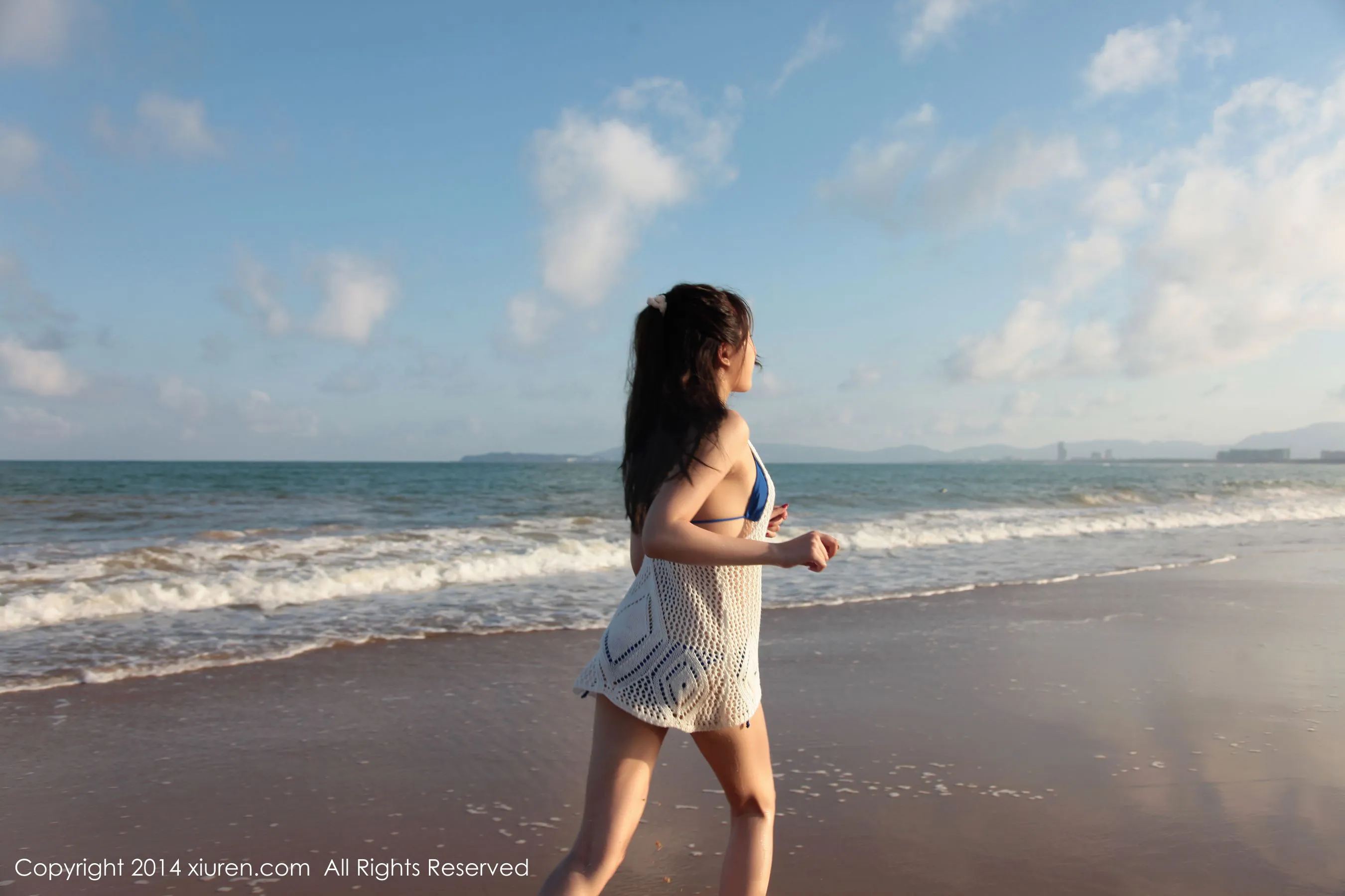 许诺Sabrina《海边小清新系列》 秀人网 No.167第6张