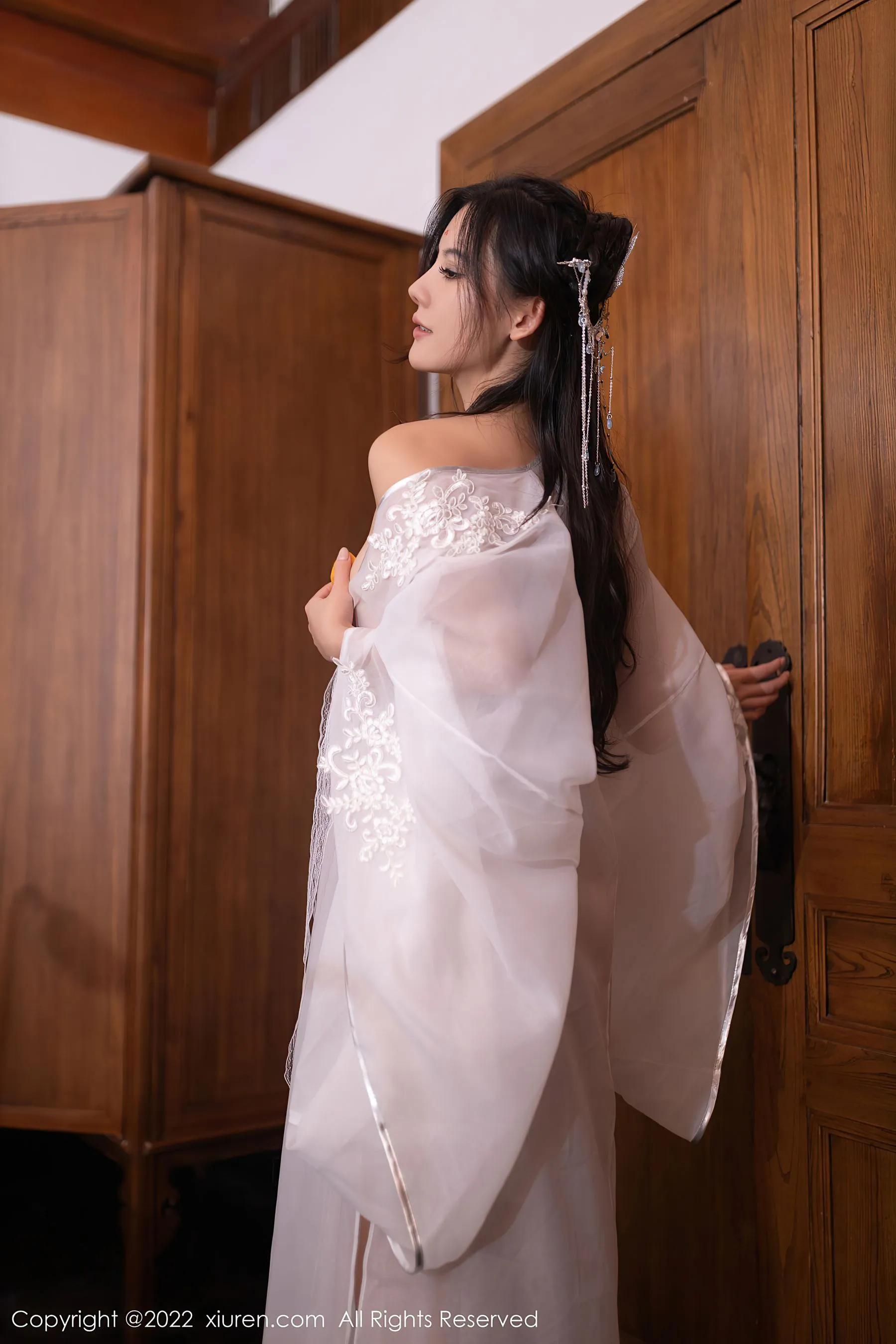  秀人网 No.5573 就是阿朱啊 古装美腿第23张