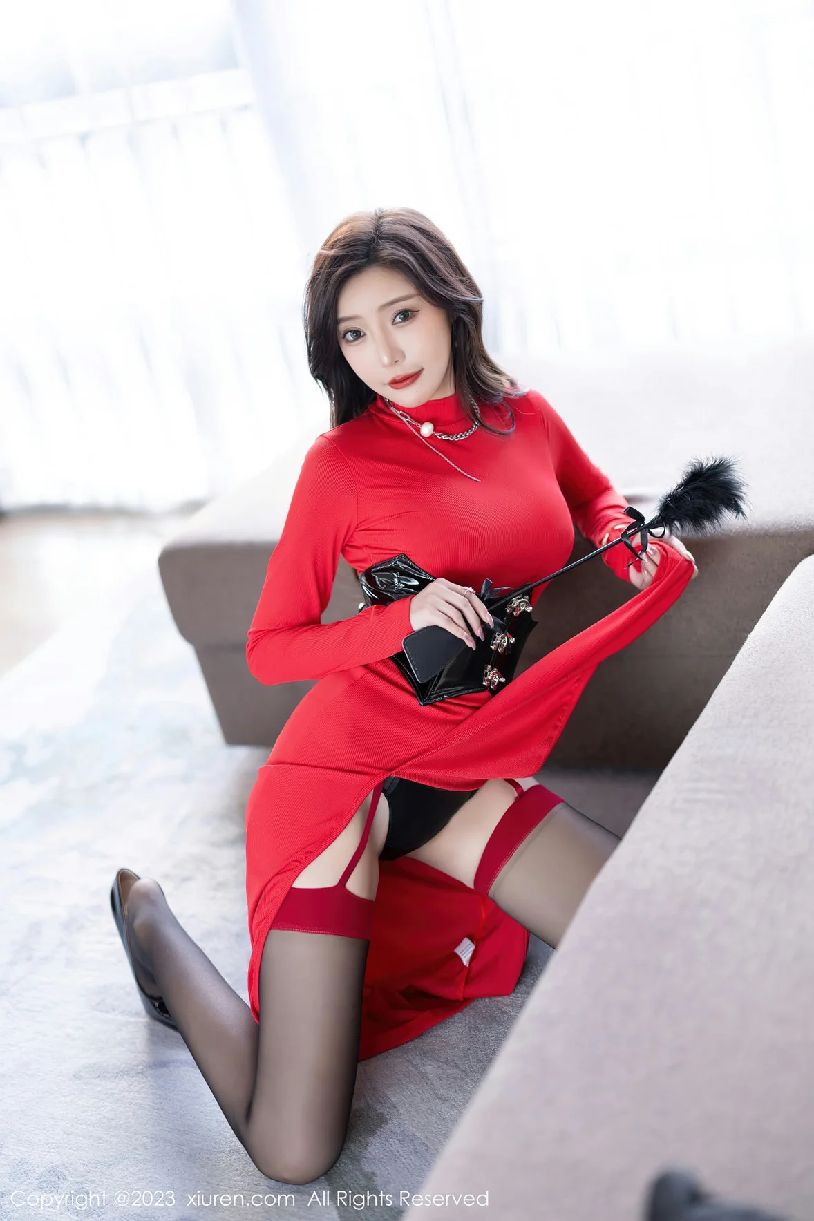  XiuRen 秀人 No.7190 王馨瑶yanni 魅惑黑丝性感写真 [92P]第5张