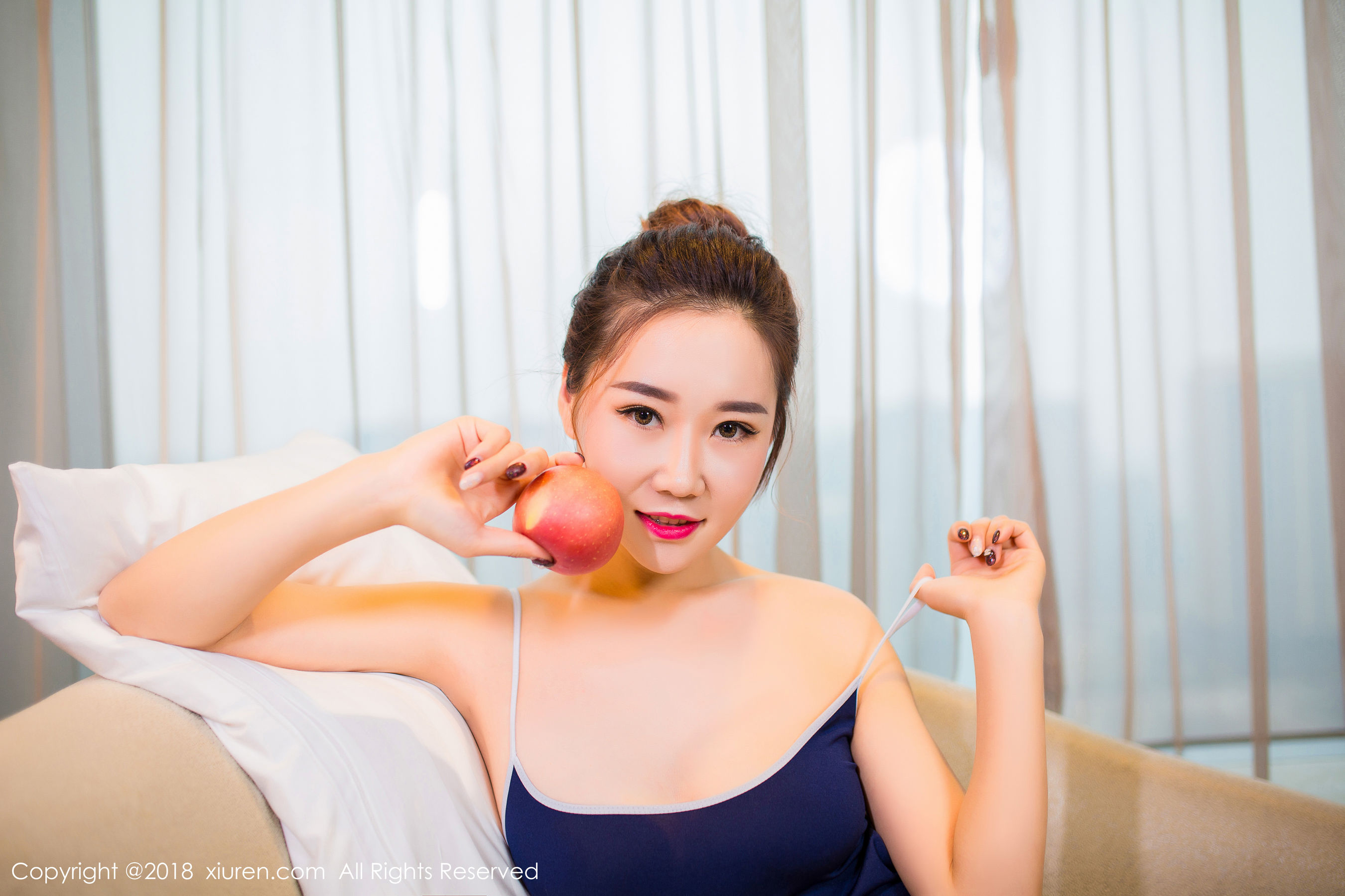 棉花糖candy《死库水+黑色皮衣》 秀人 No.910第10张