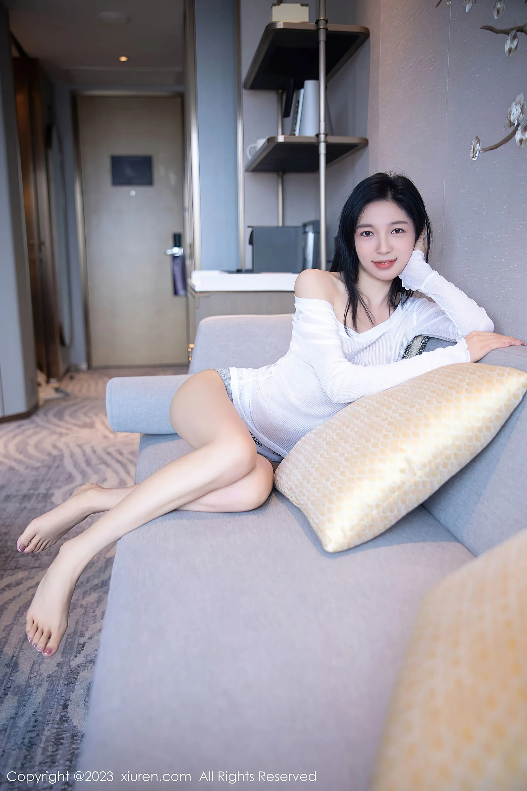  秀人网 No.6619 茜茜Kimi 清纯美腿第28张