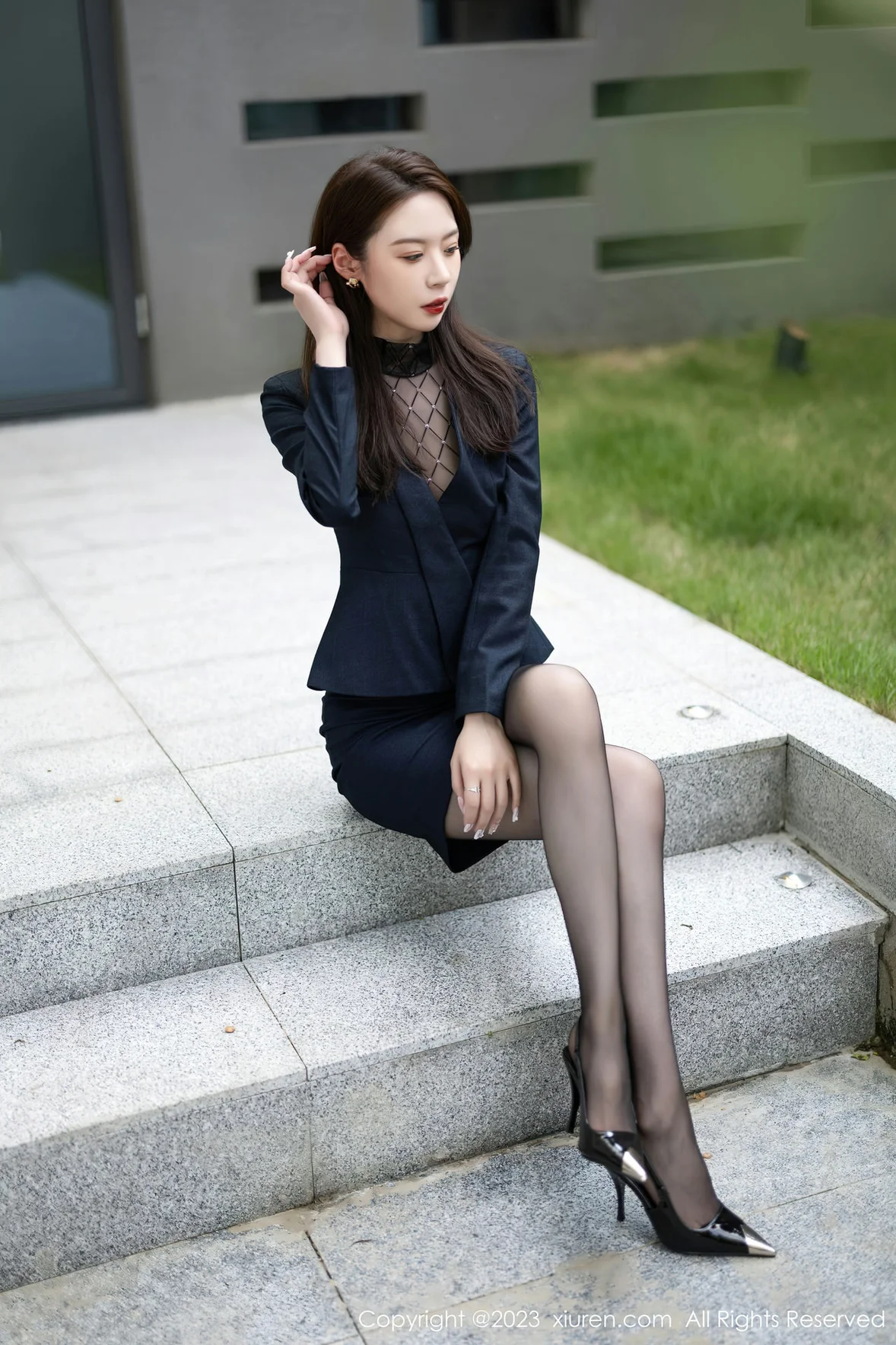  XiuRen 秀人 No.6914 梦心玥 薄纱高开叉性感写真 [90P]第4张