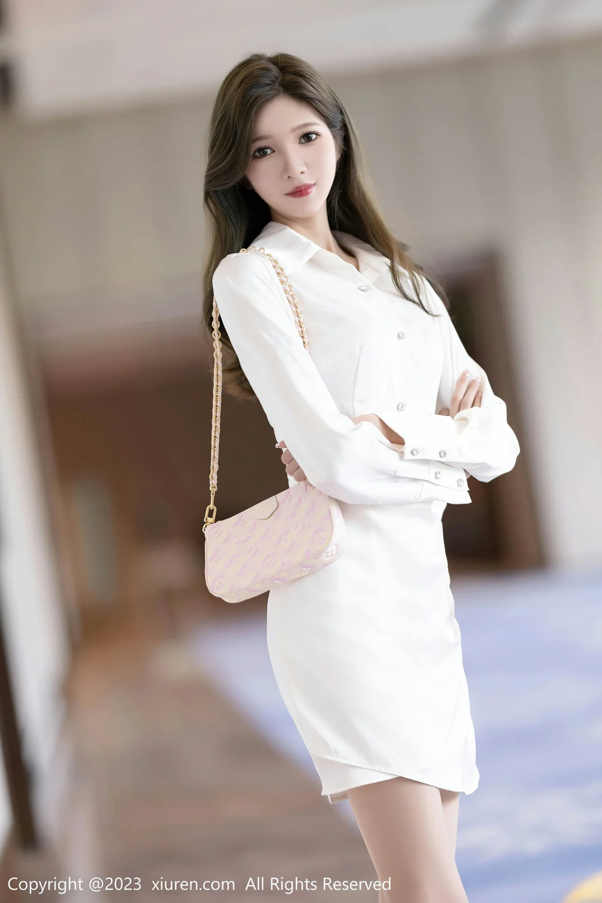  XiuRen 秀人 No.6882 程程程- 白色OL性感写真 [85P]第4张