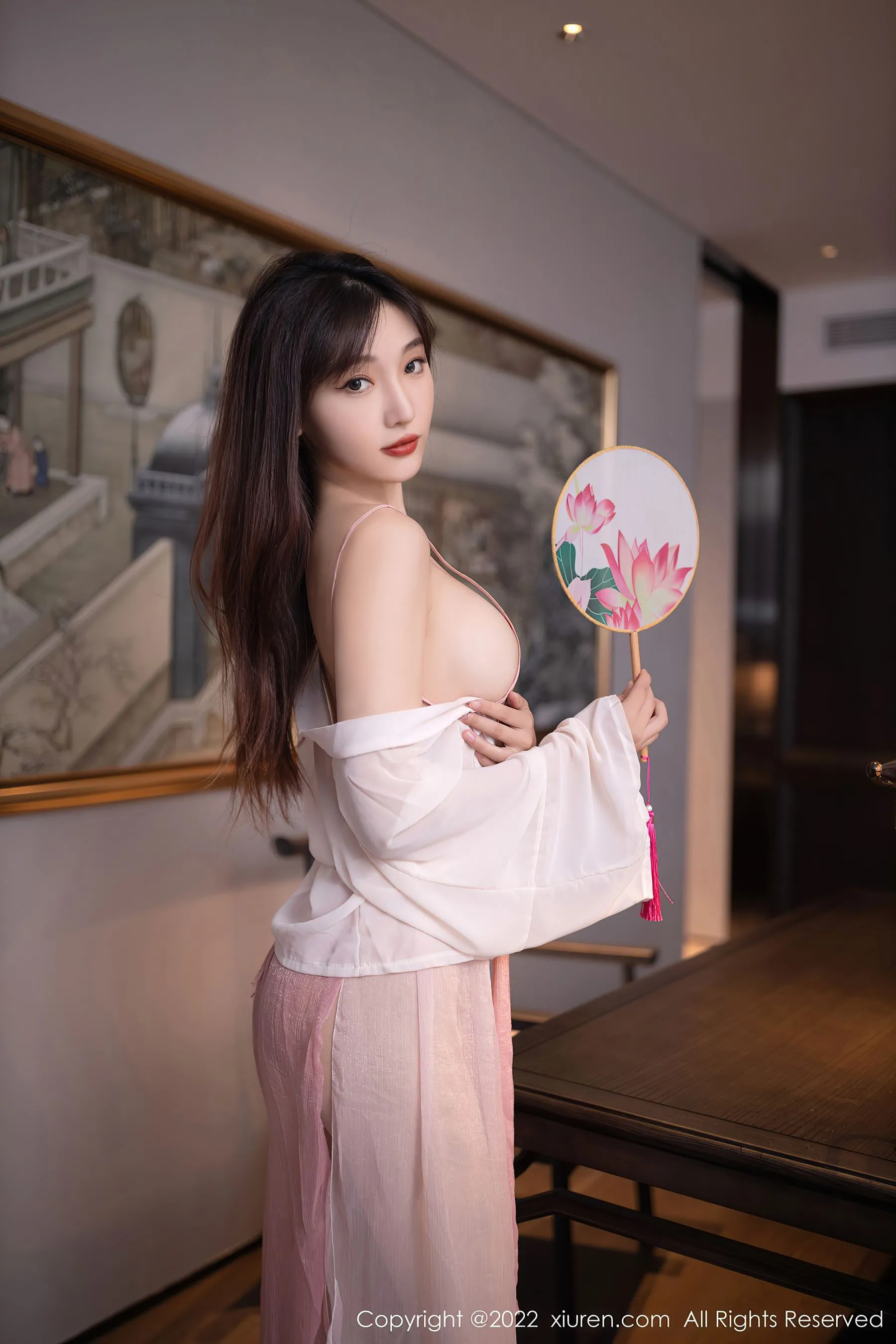  秀人网 No.5666 陆萱萱 古装美腿第3张