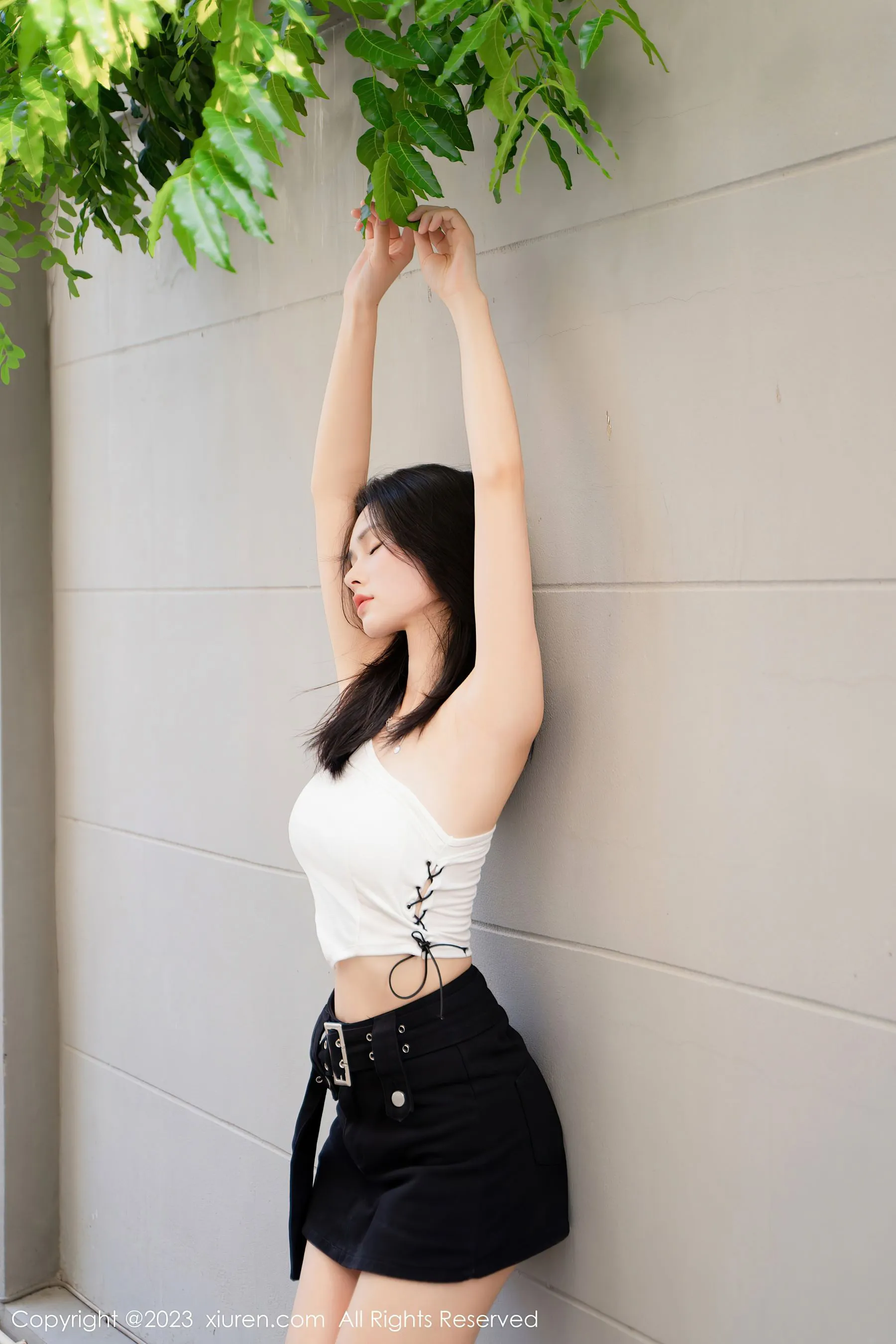  秀人网 No.6798 艾希儿 清爽美腿第18张