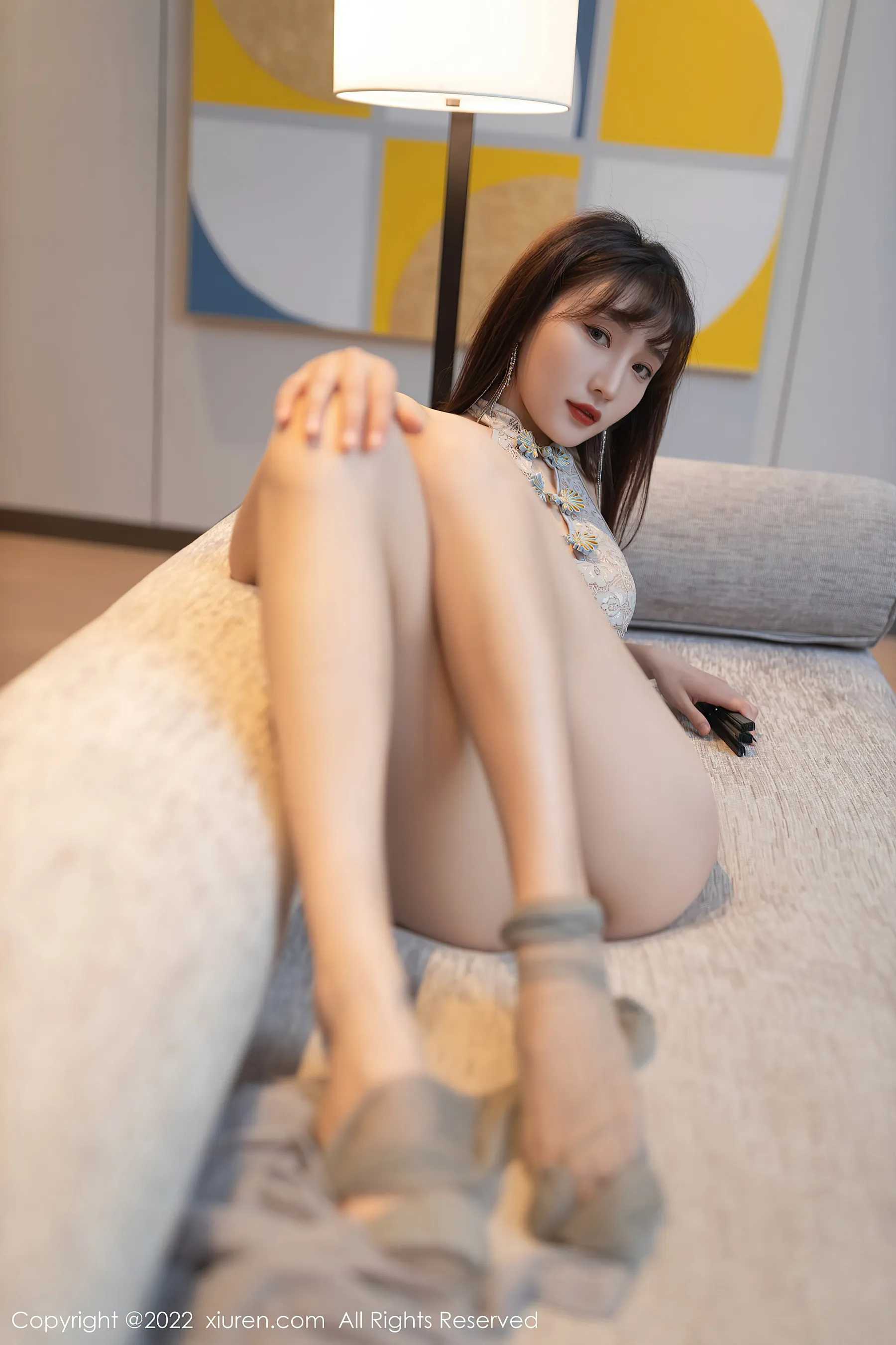  秀人网 No.4592 陆萱萱 长裙美腿第19张