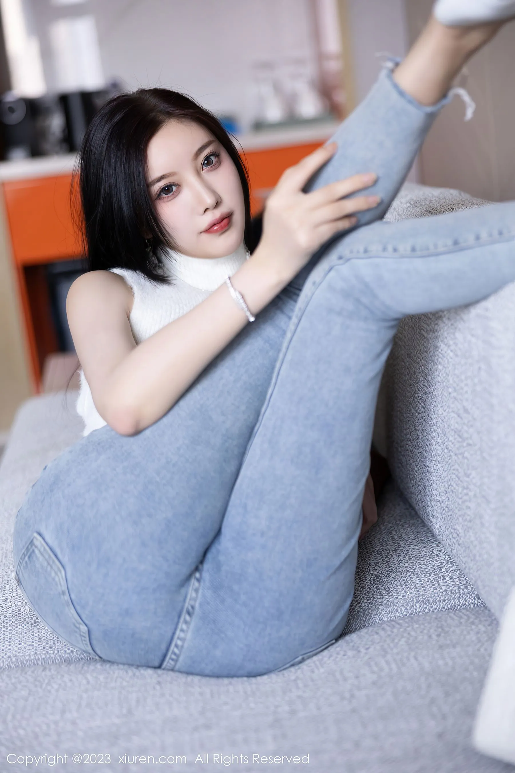  秀人网 No.6377 杨晨晨Yome 牛仔裤美臀第26张