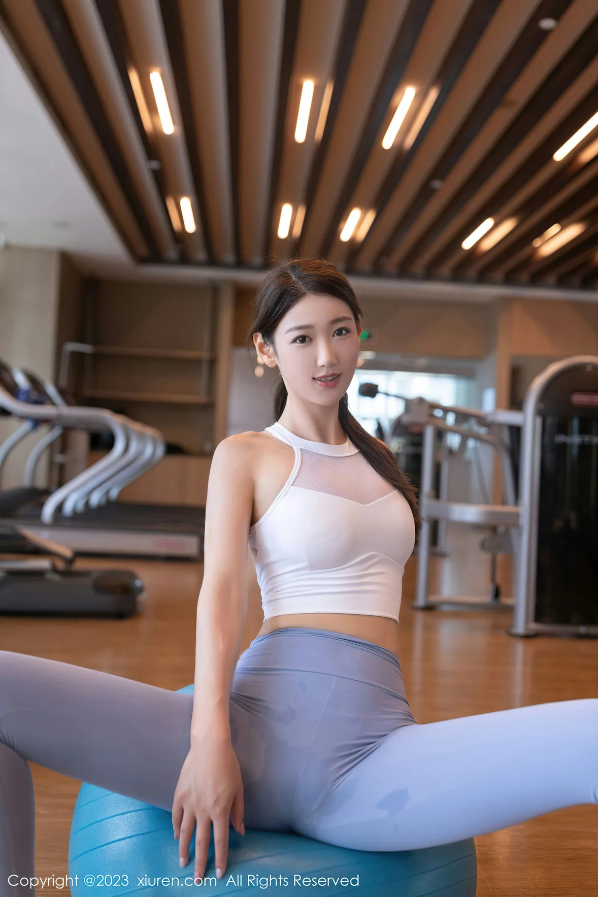  XiuRen 秀人 No.7197 唐安琪 瑜伽服健身场所拍摄澳门旅拍 [81P]第8张