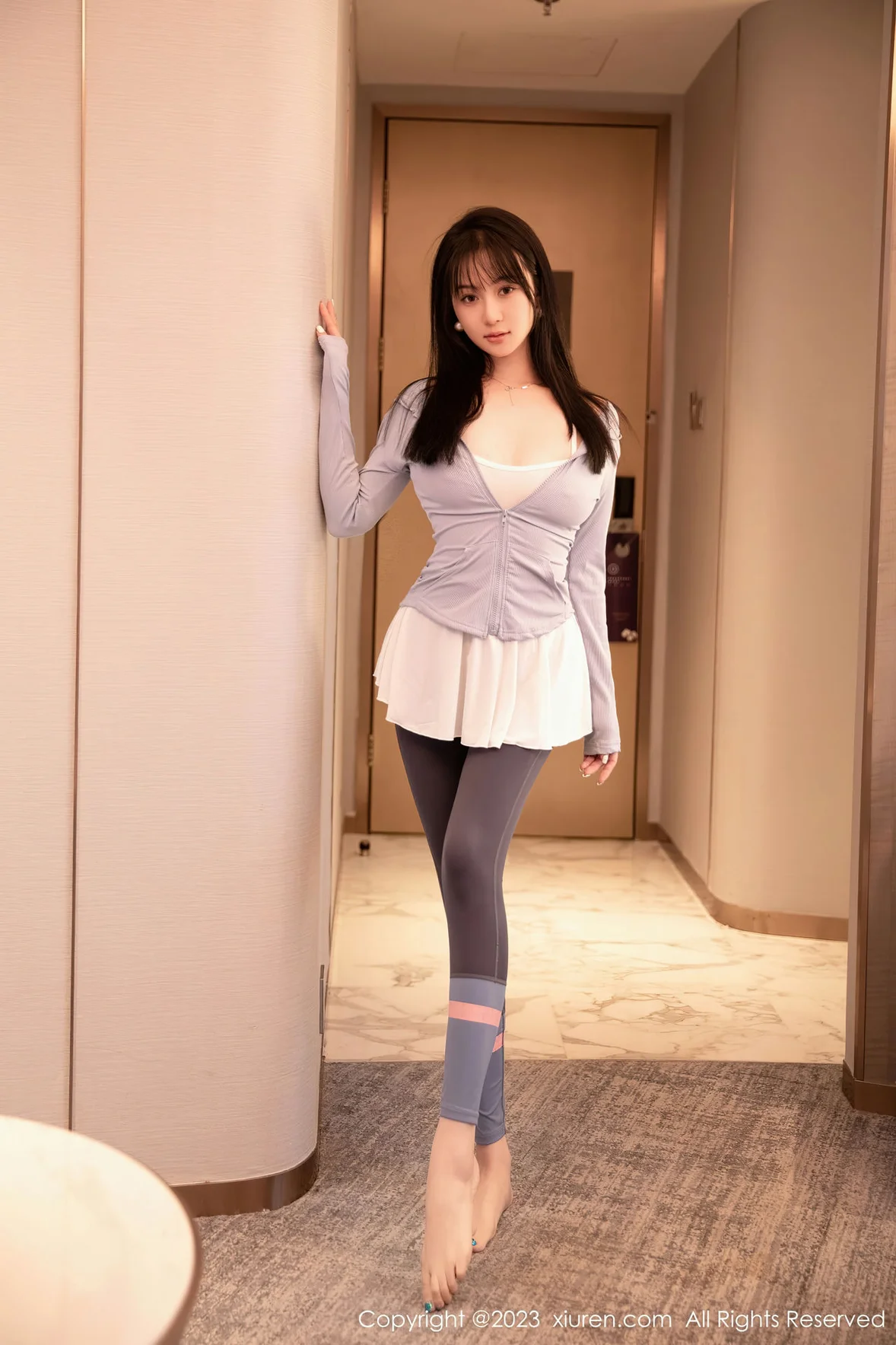  XiuRen 秀人 No.6968 柚琪Rich 轻透吊带性感写真 [84P]第1张