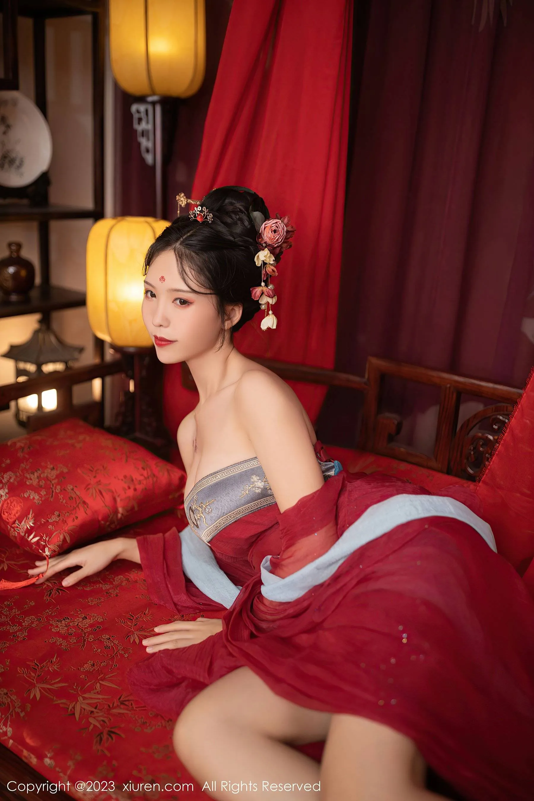  秀人网 No.6154 利世 古装美腿第15张