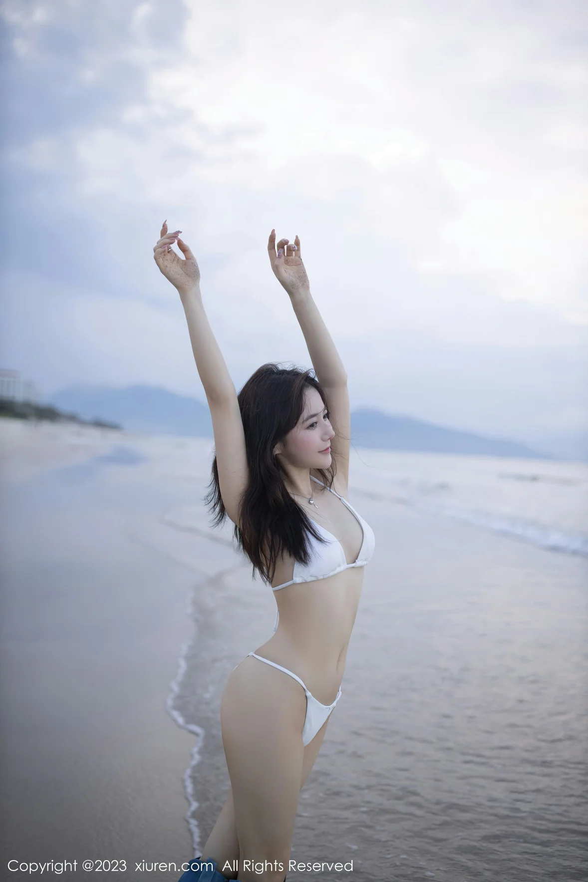  XiuRen 秀人 No.6852 鱼子酱Fish 白色比基尼巴厘岛旅拍1 [81P]第9张