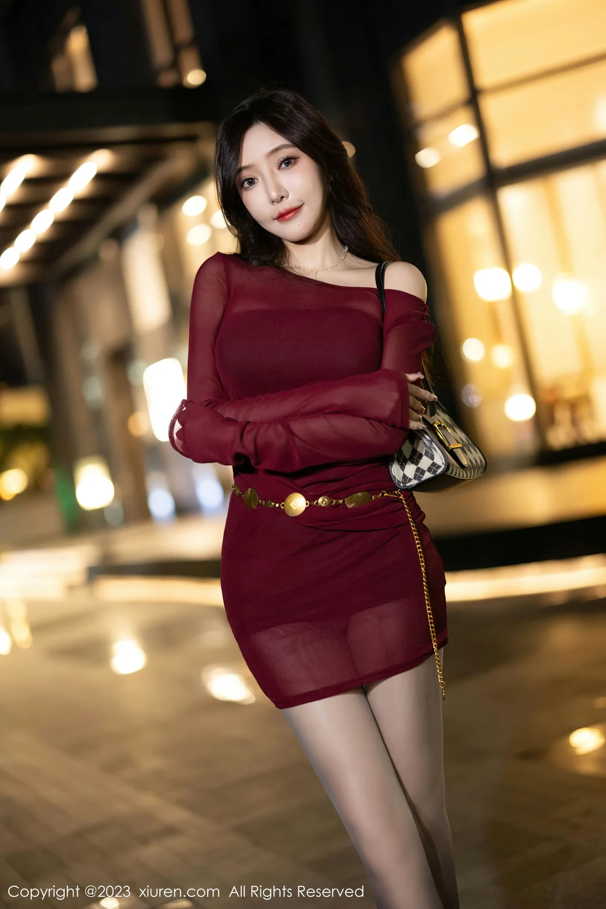  秀人网 No.7400 王馨瑶yanni 黑色情趣内衣安吉旅拍 [93P]第1张