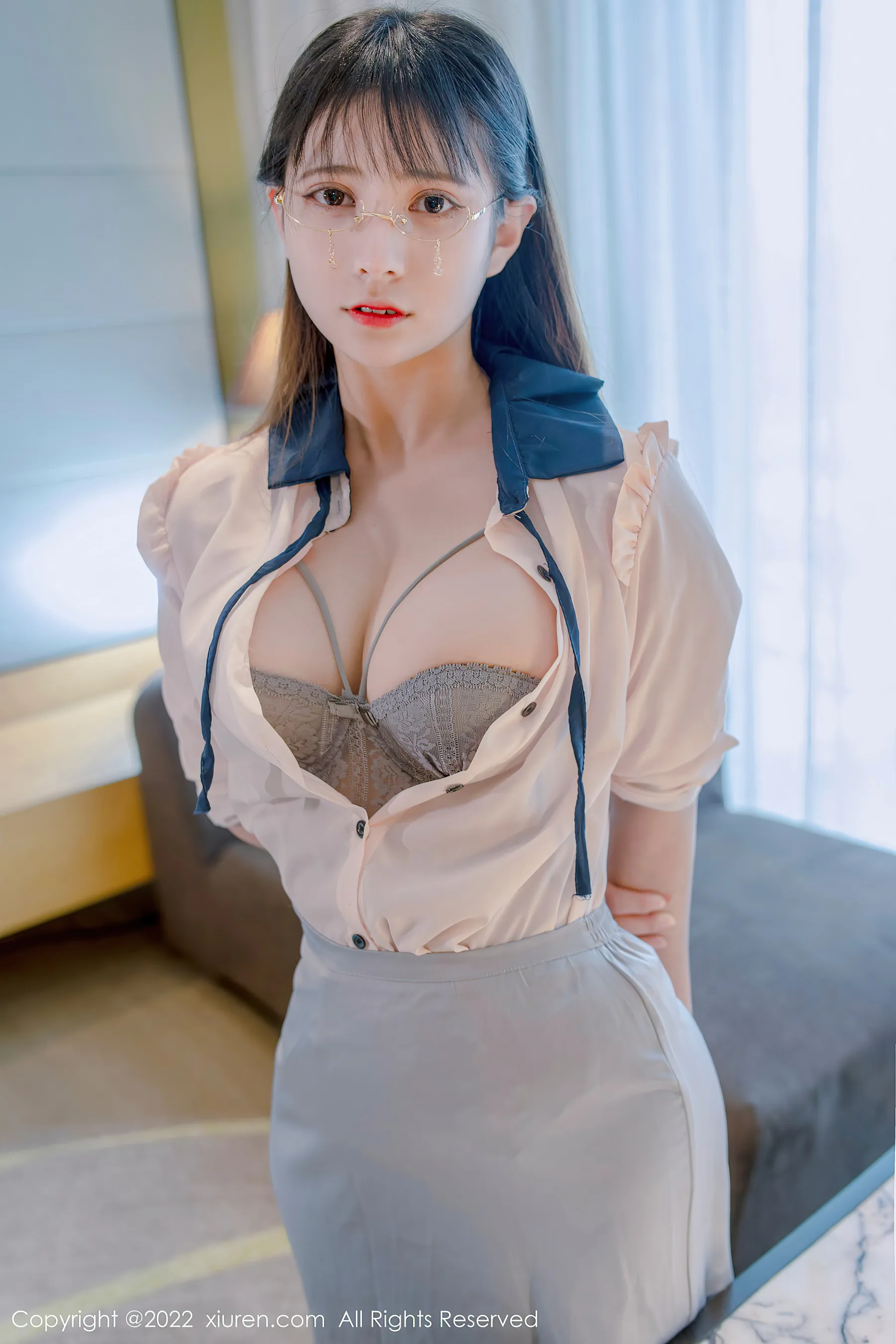  秀人网 No.4808 久久Aimee 可爱美乳妹子写真第18张