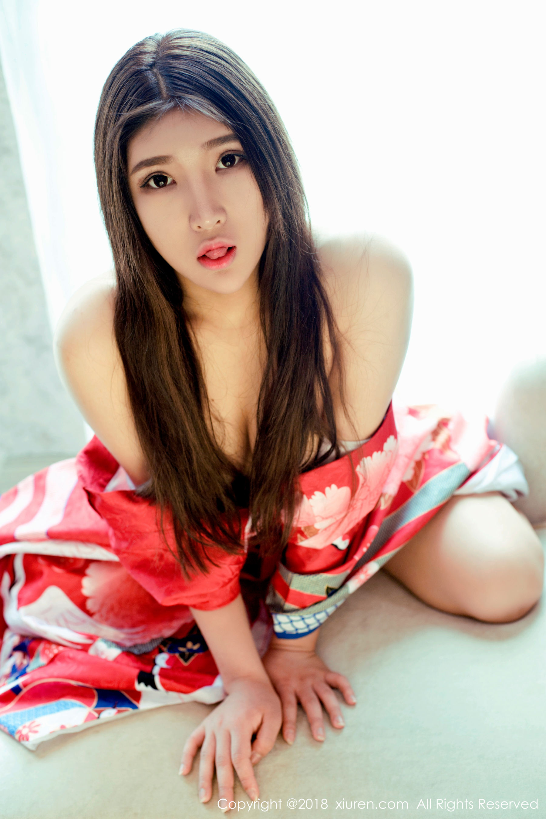 当然是小熊呀《比基尼和日本花魁和服》 秀人网XIUREN No.973第2张