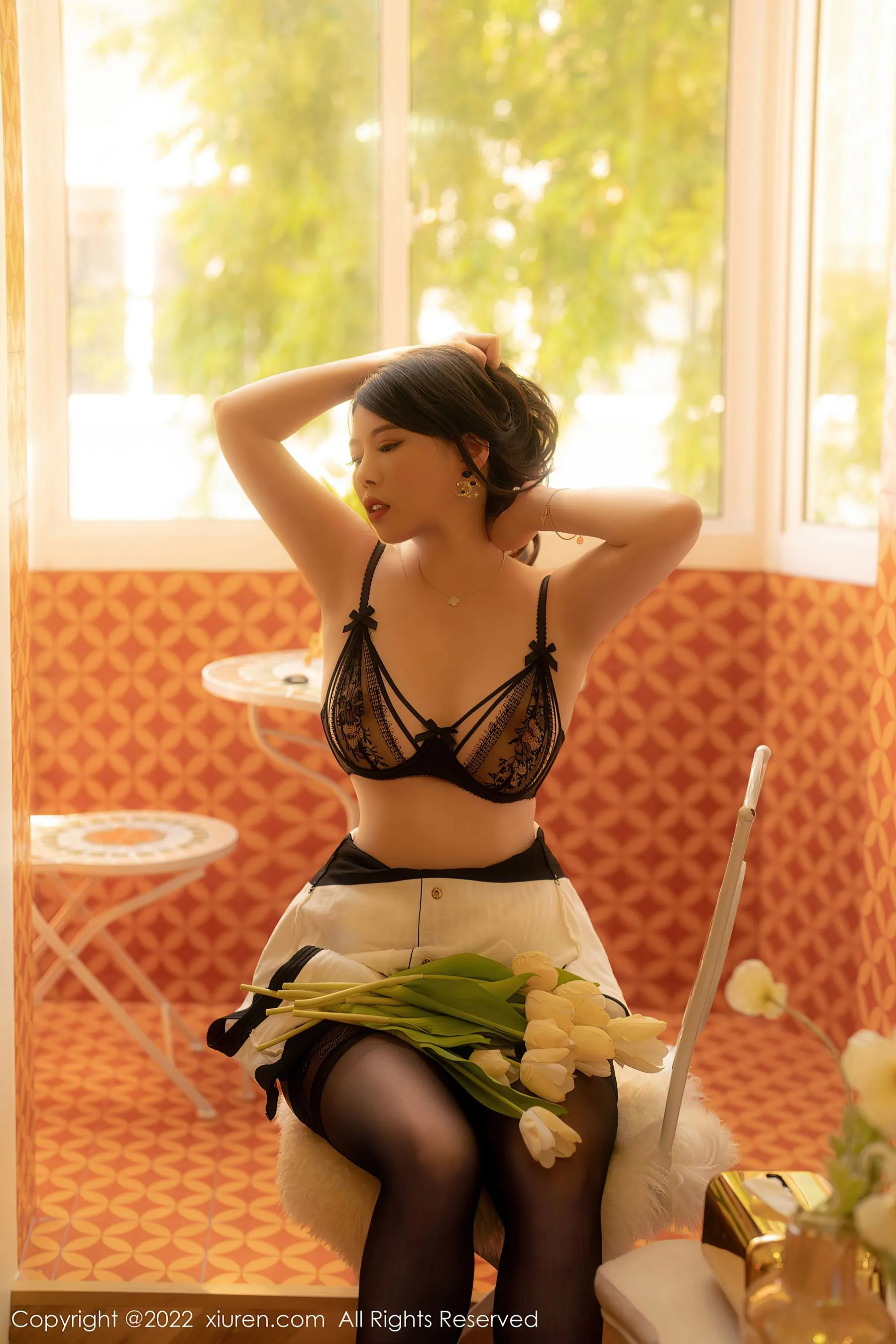  秀人网 No.5440 白茹雪 黑丝美臀第19张