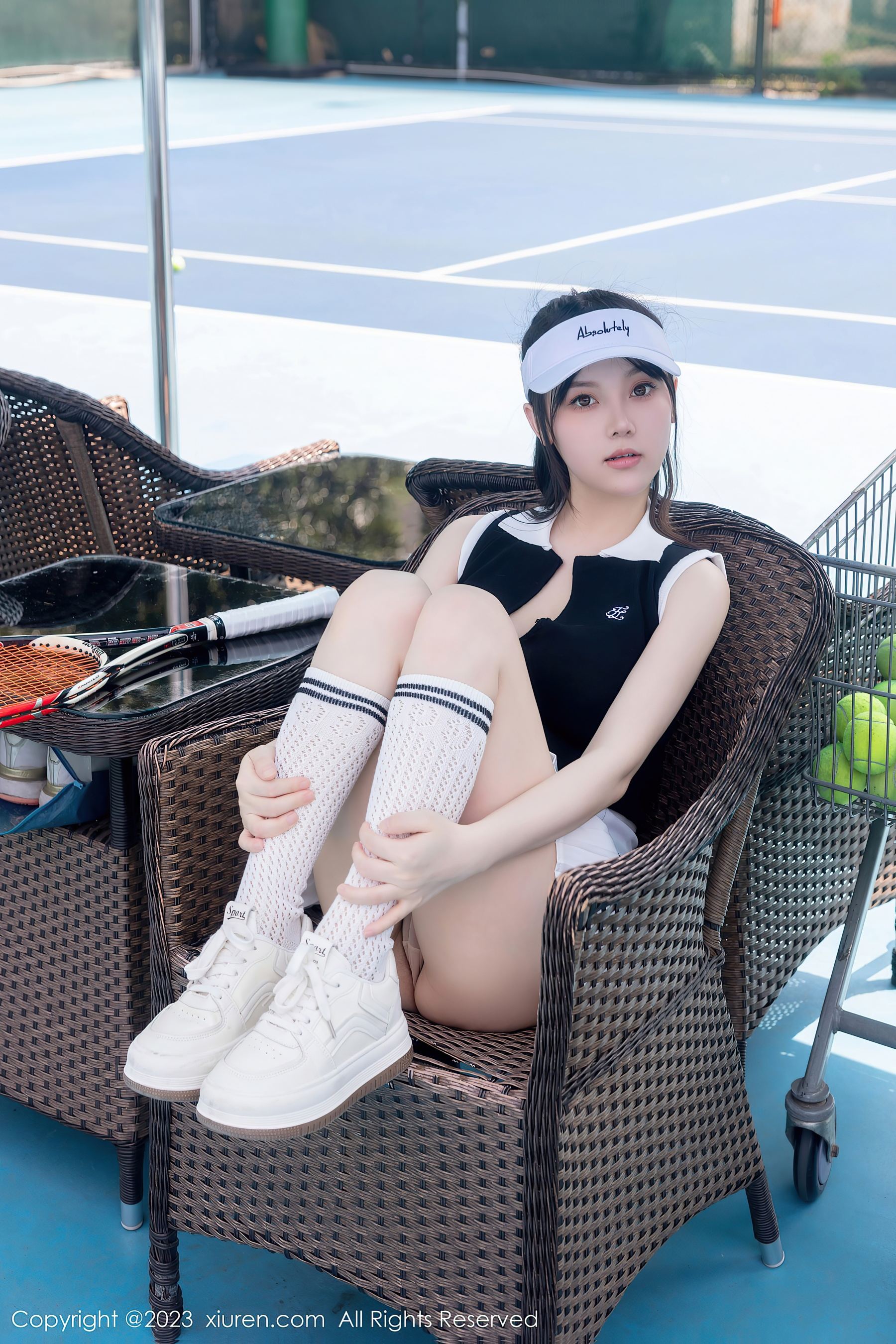 XiuRen 秀人 No.7467 豆瓣酱 网球美臀第22张