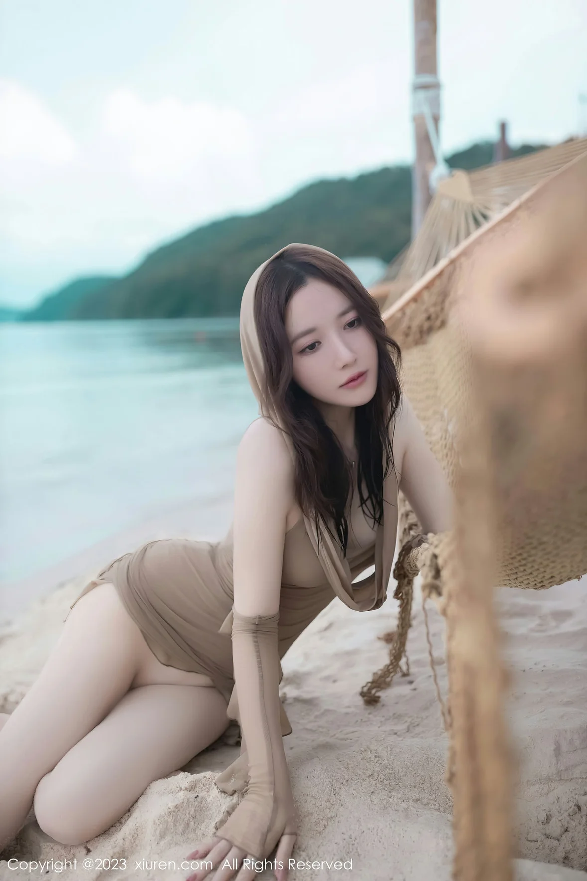  XiuRen 秀人 No.7288 鱼子酱Fish 沙滩渔网性感写真 [78P]第16张