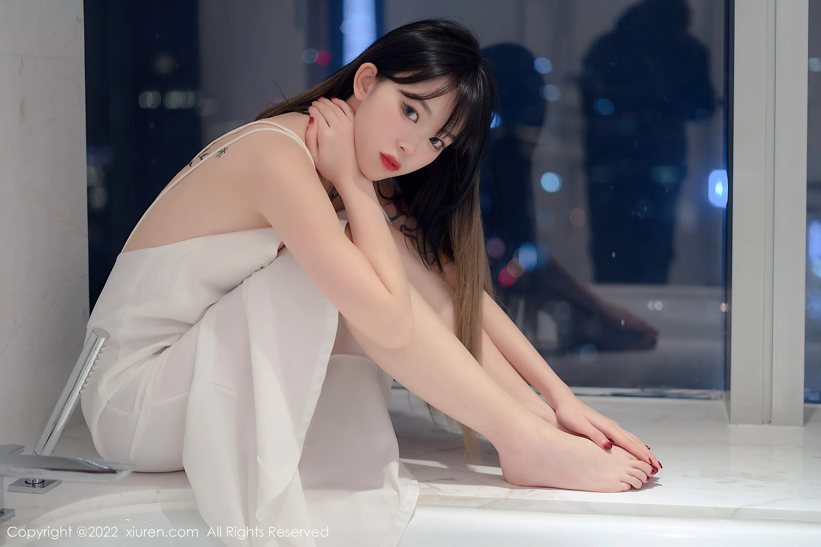  秀人网 No.4611 奶瓶. 淑女美腿长裙薄纱第15张