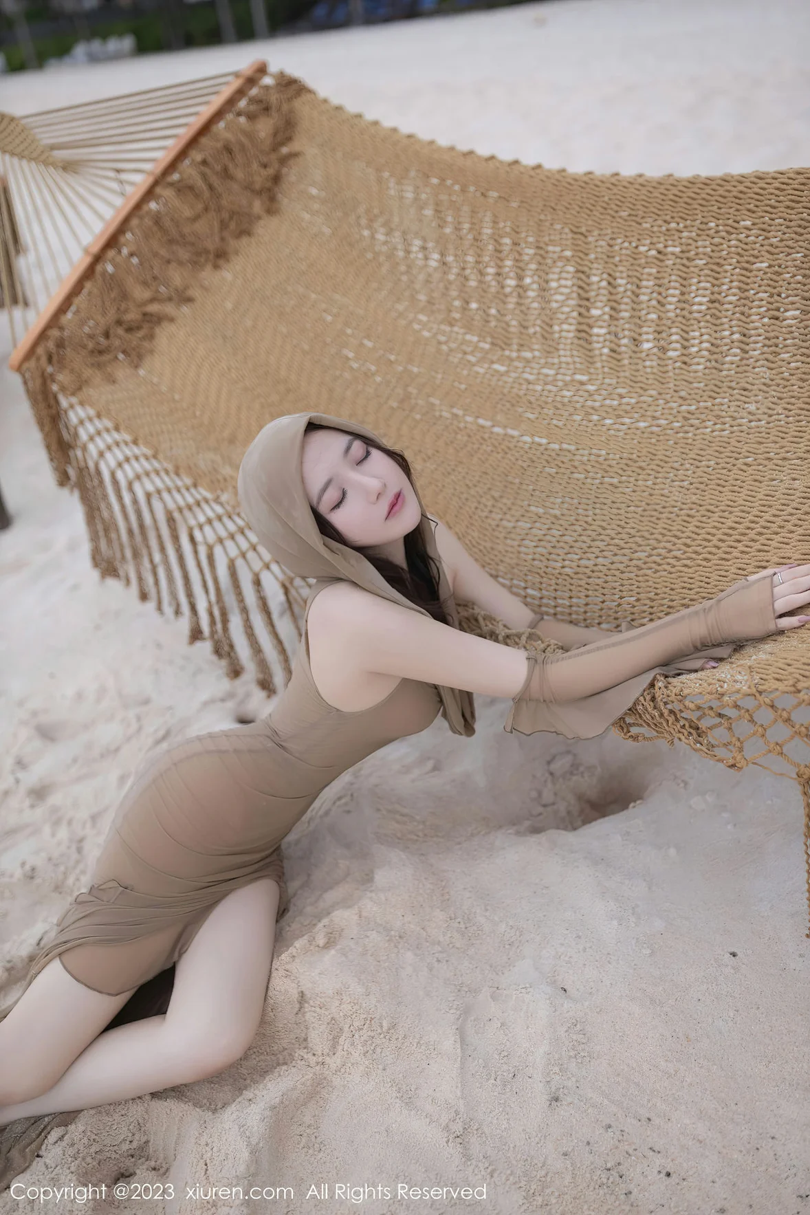  XiuRen 秀人 No.7288 鱼子酱Fish 沙滩渔网性感写真 [78P]第12张