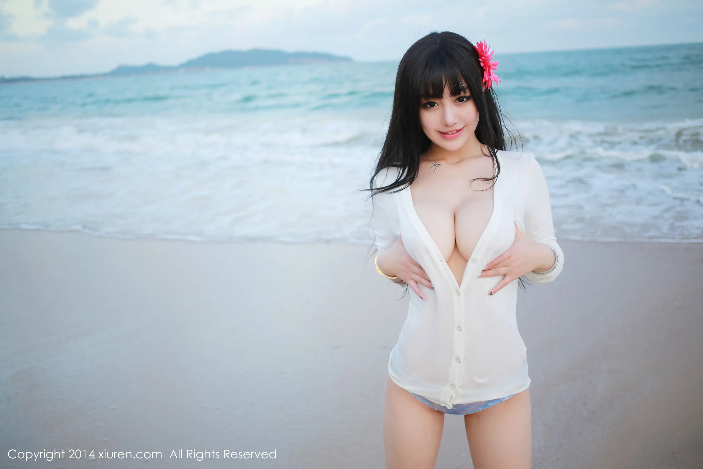  Barbie可儿《三亚旅拍第二套》 秀人网 No.150第10张