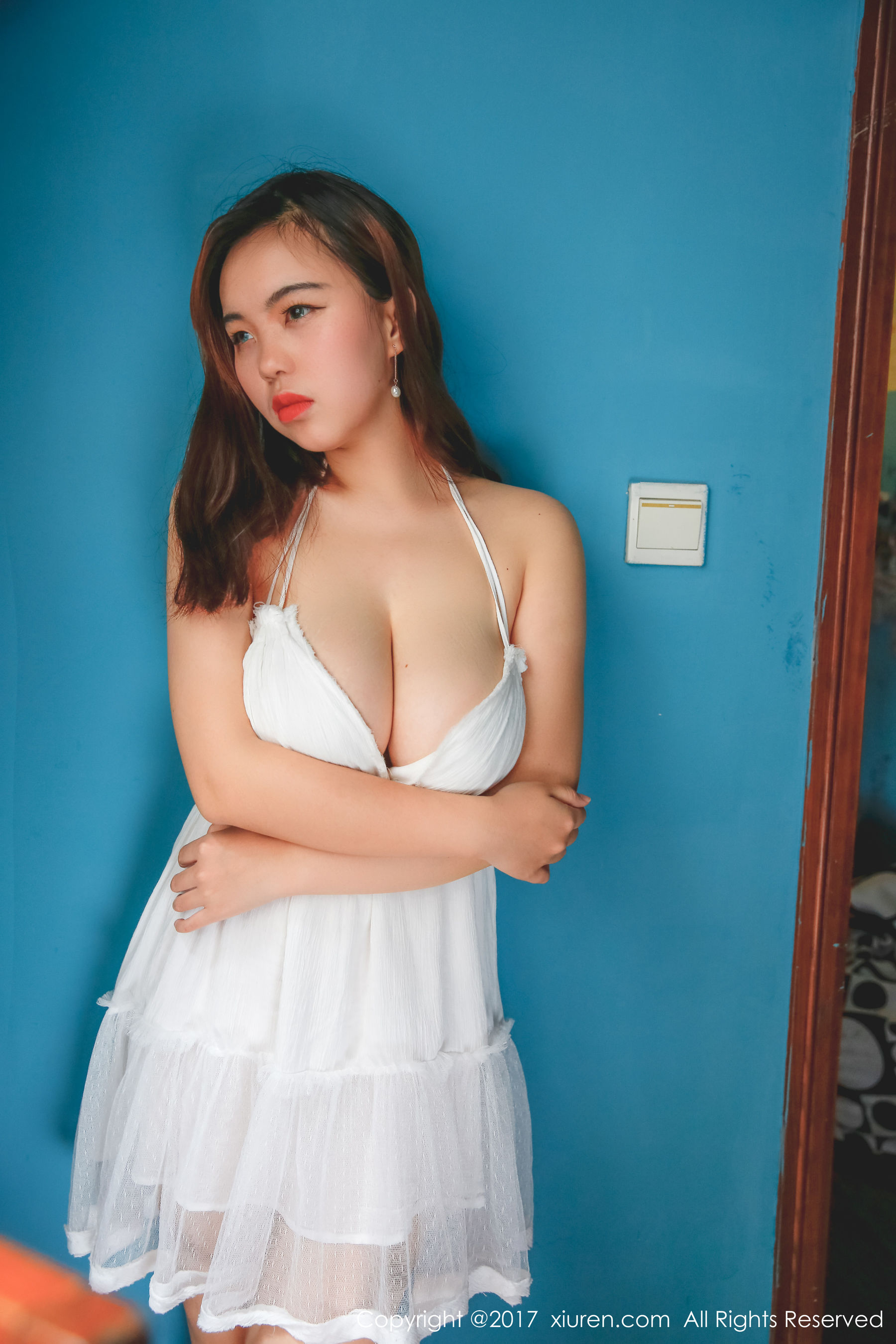 米爱Demon《童颜巨乳的梦幻少女诱惑私房》 秀人网XIUREN No.744第18张