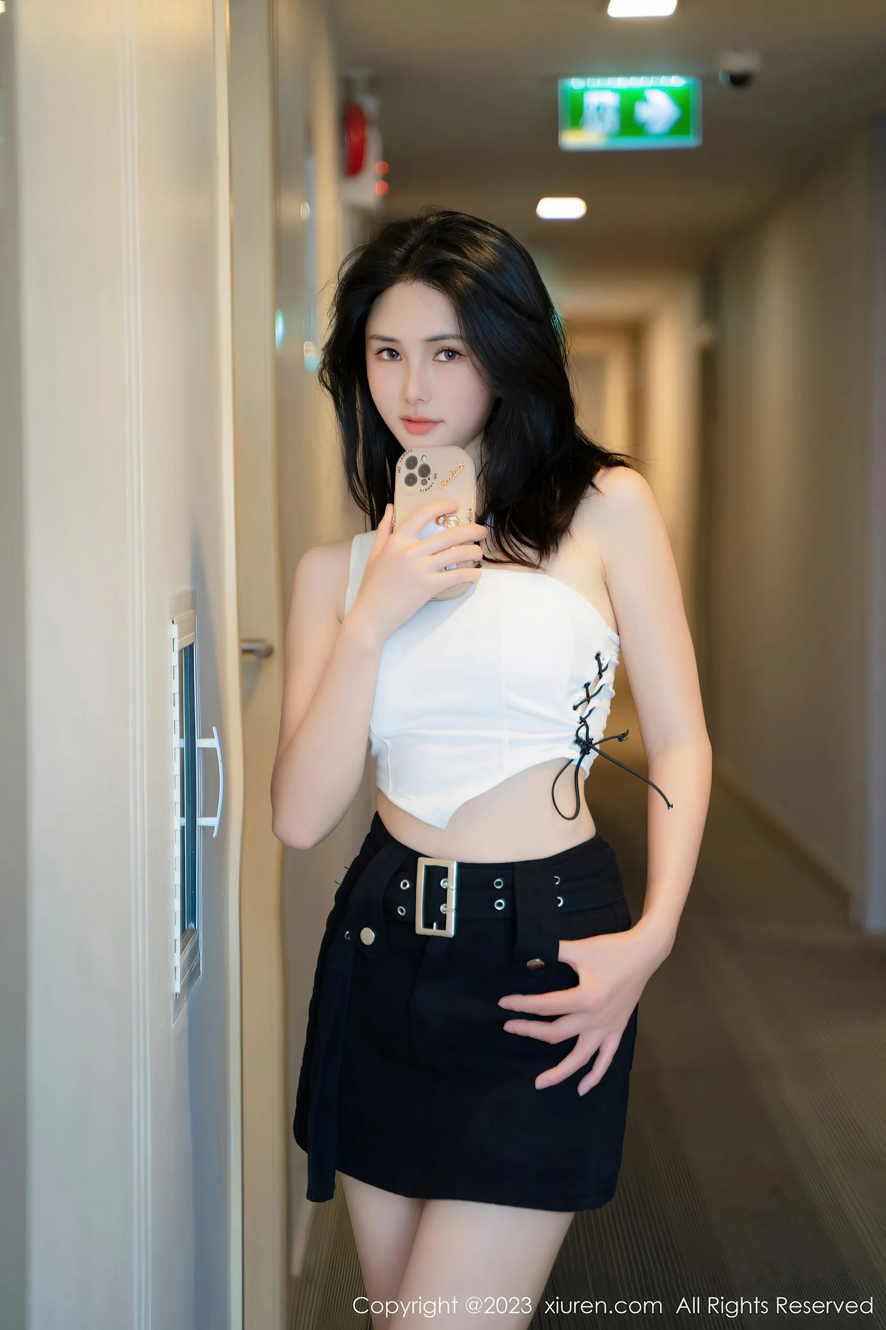  秀人网 No.6798 艾希儿 清爽美腿第21张