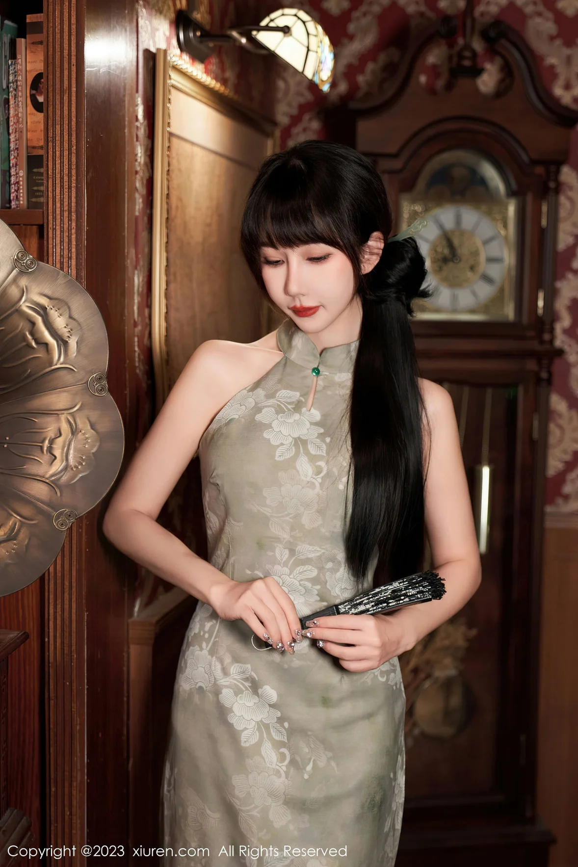  XiuRen 秀人 No.7337 波巧酱 旗袍捆绑旅拍写真 [91P]第3张