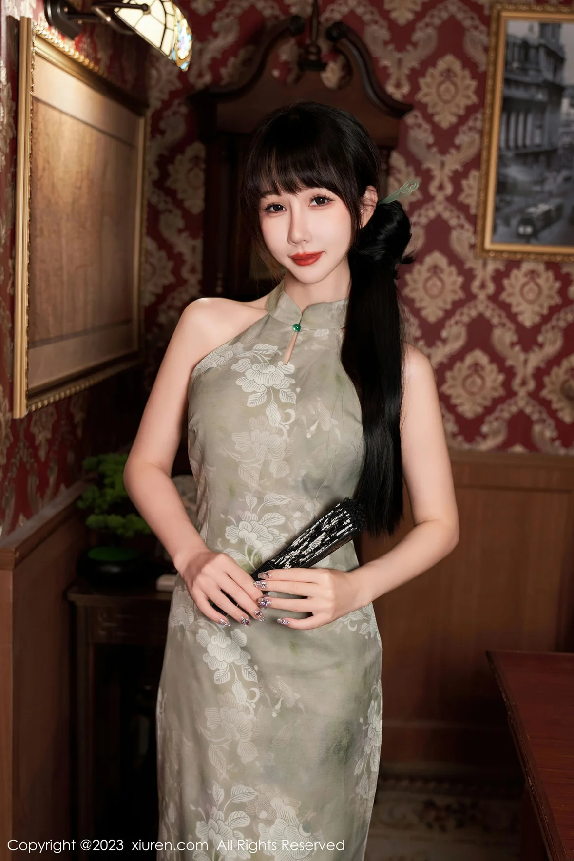  XiuRen 秀人 No.7337 波巧酱 旗袍捆绑旅拍写真 [91P]第5张