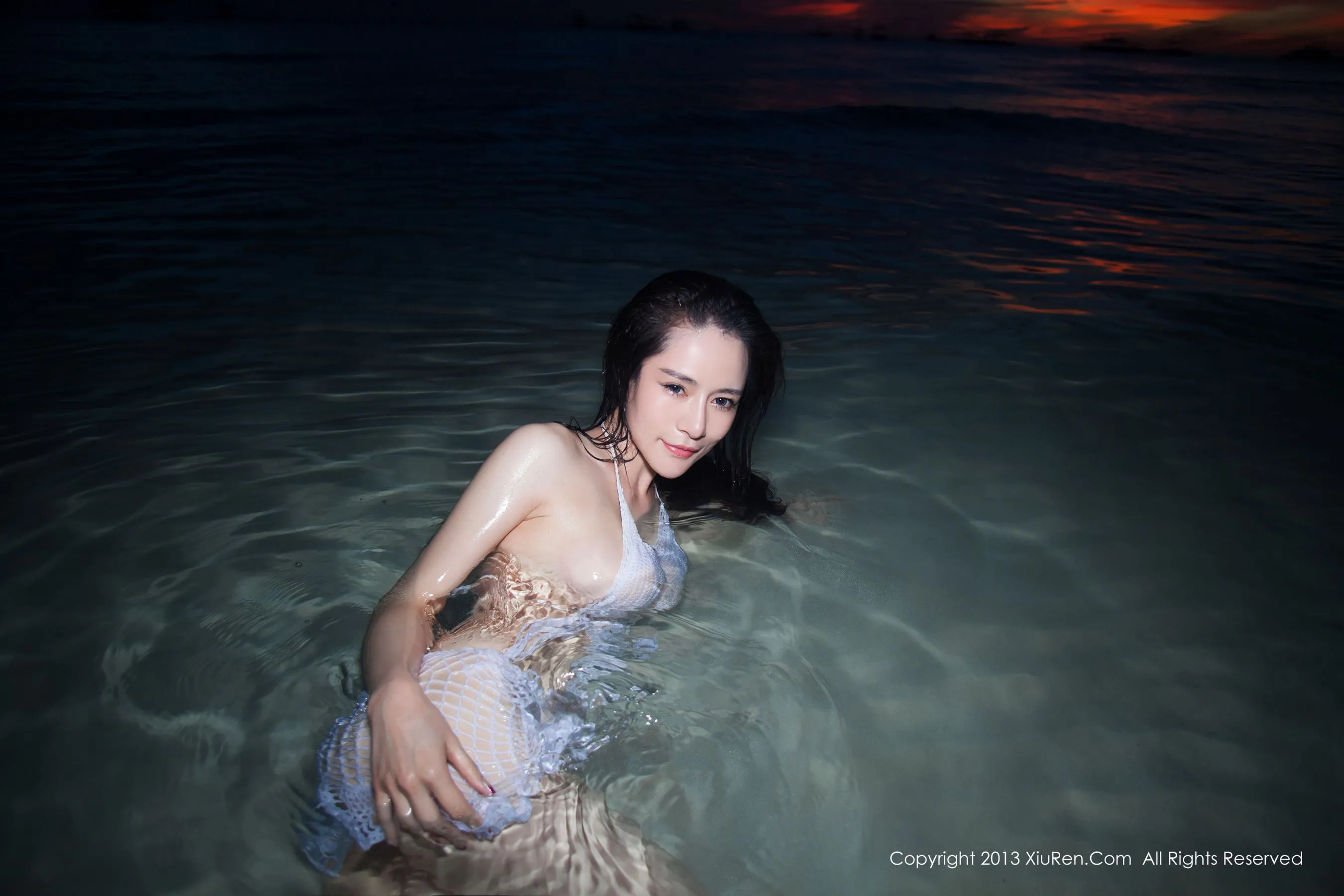 nancy小姿 &海边唯美比基尼系列 秀人网 No.069第19张