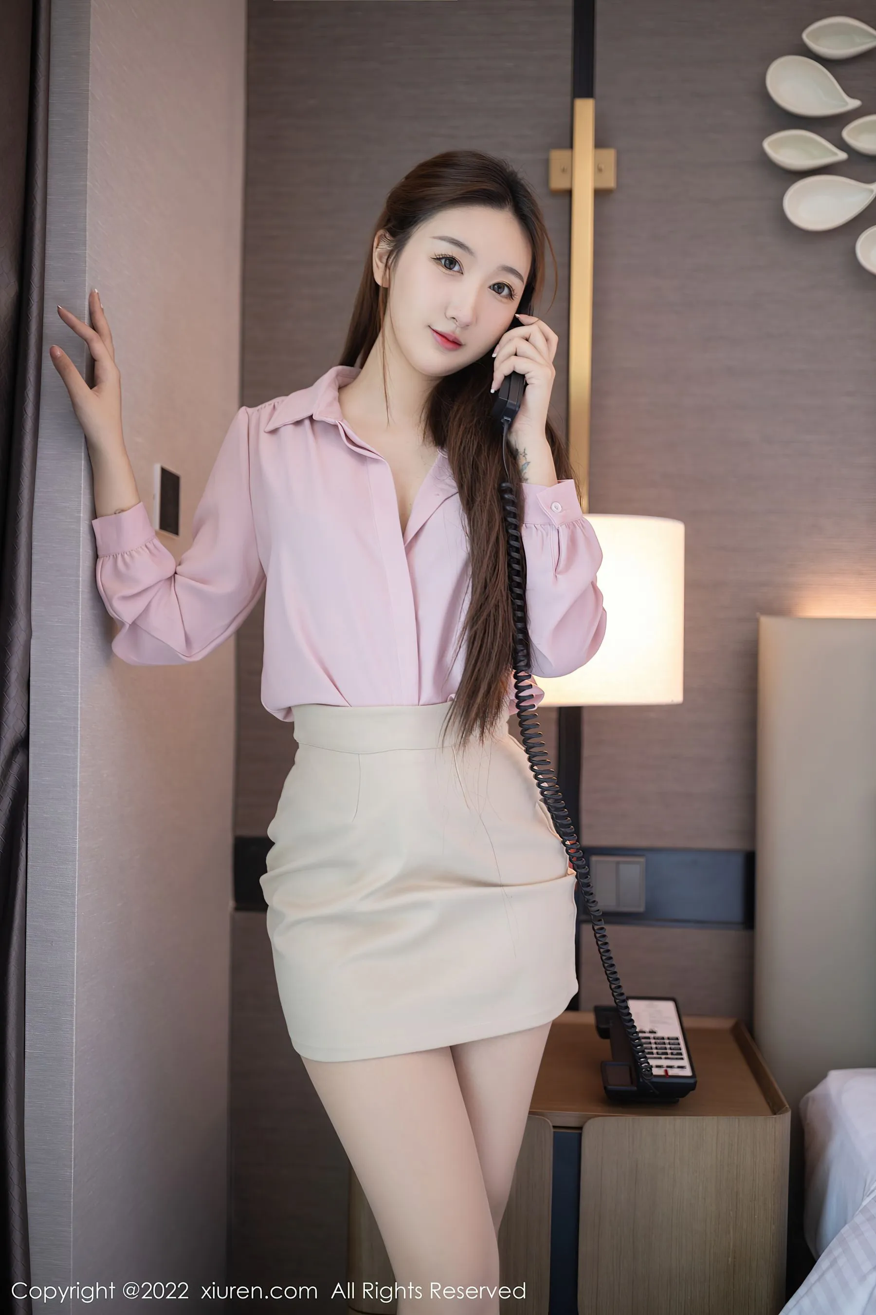  秀人网 No.5413 江真真 制服短裙第24张