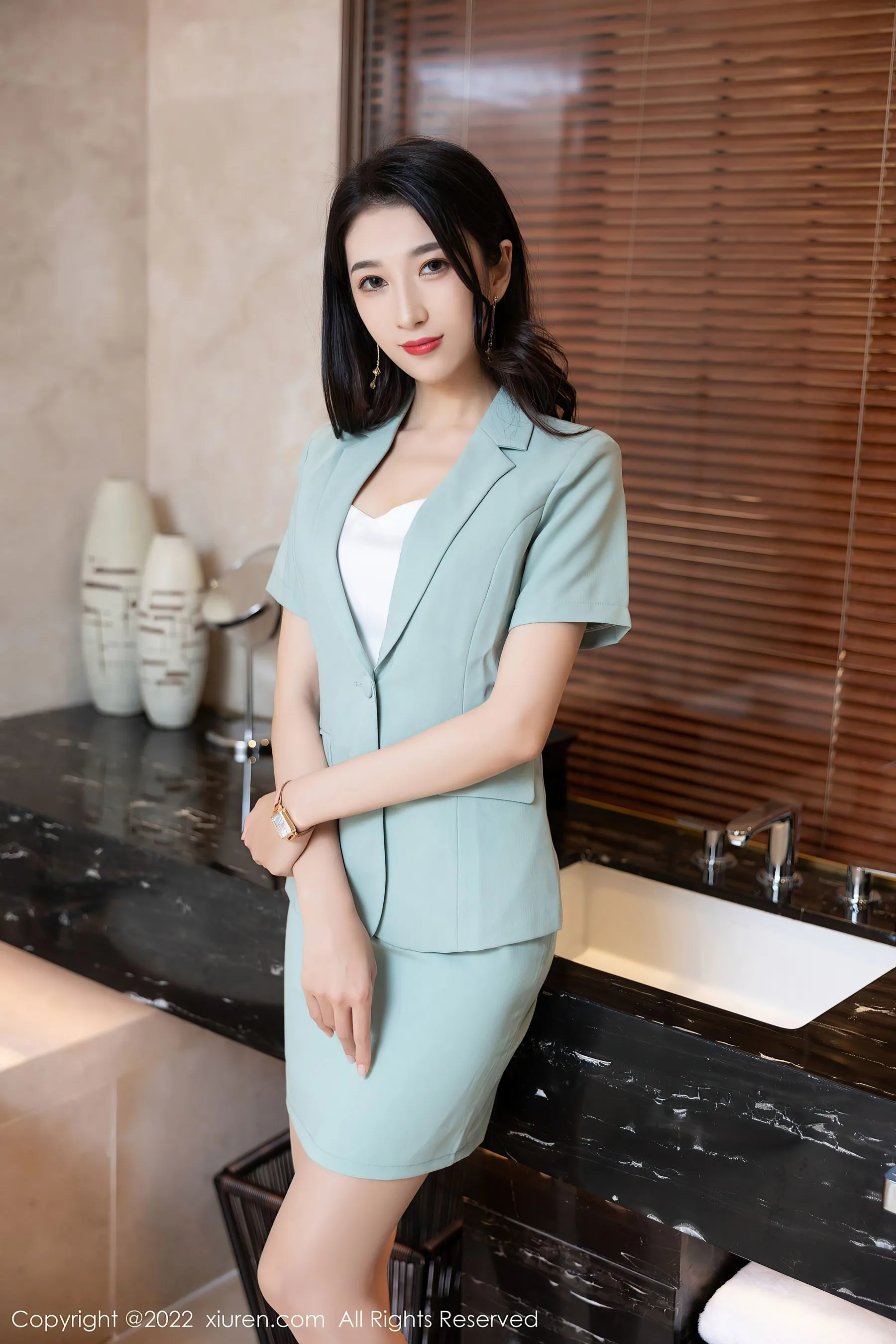  秀人网 No.5403 林乐一 制服丝袜第16张