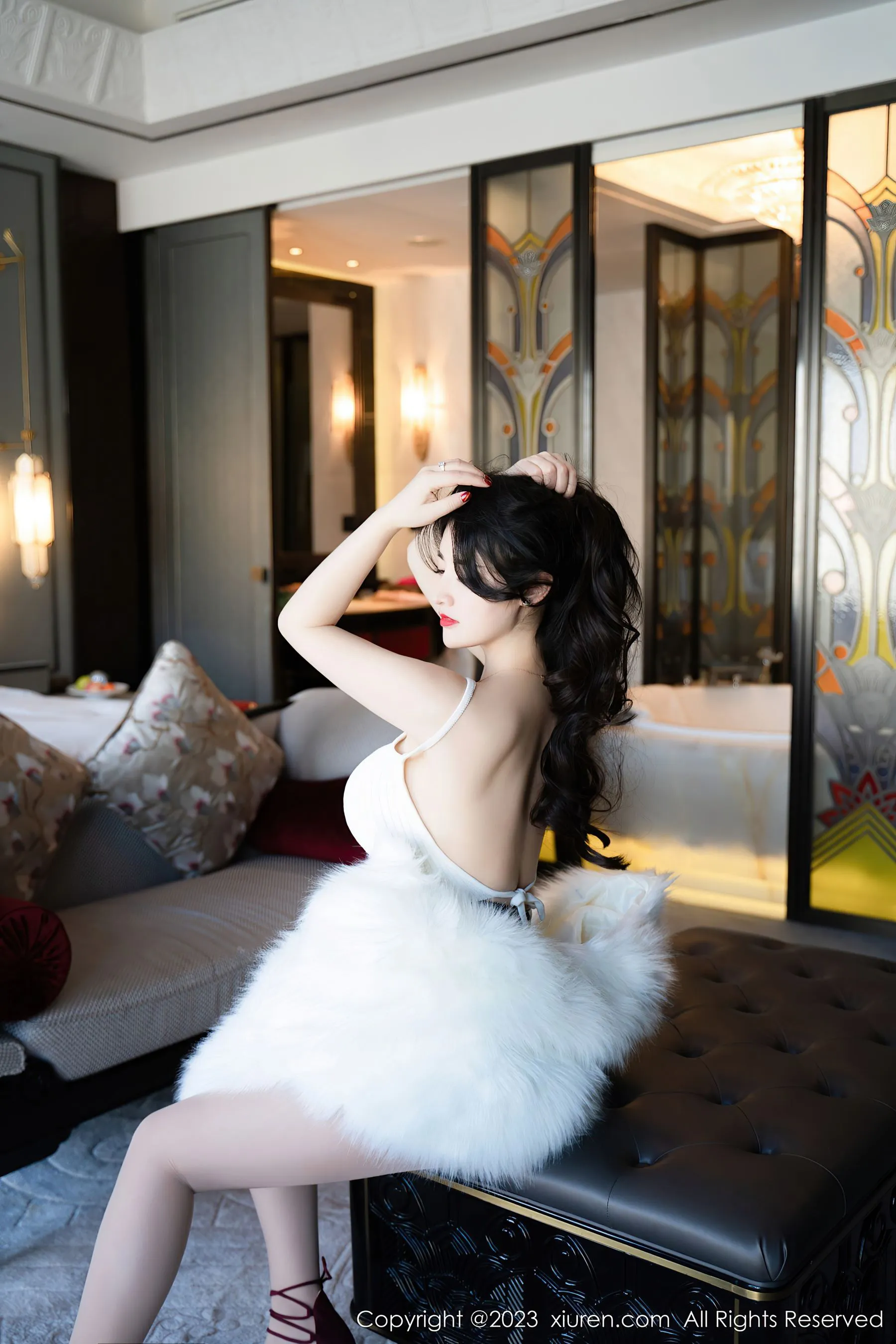  秀人网 No.6568 诗诗kiki 短裙美臀第16张