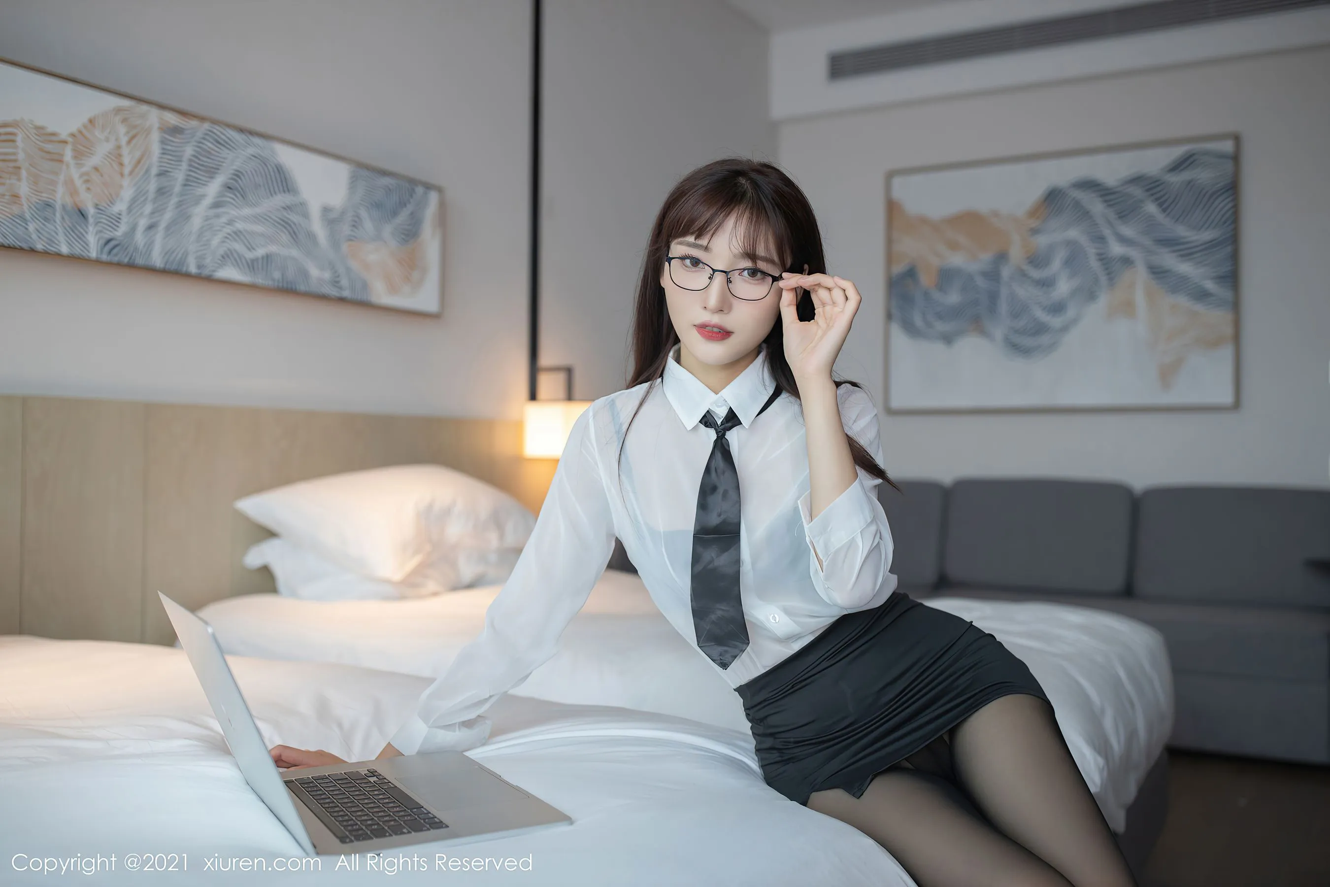  秀人 No.3705 陆萱萱第16张