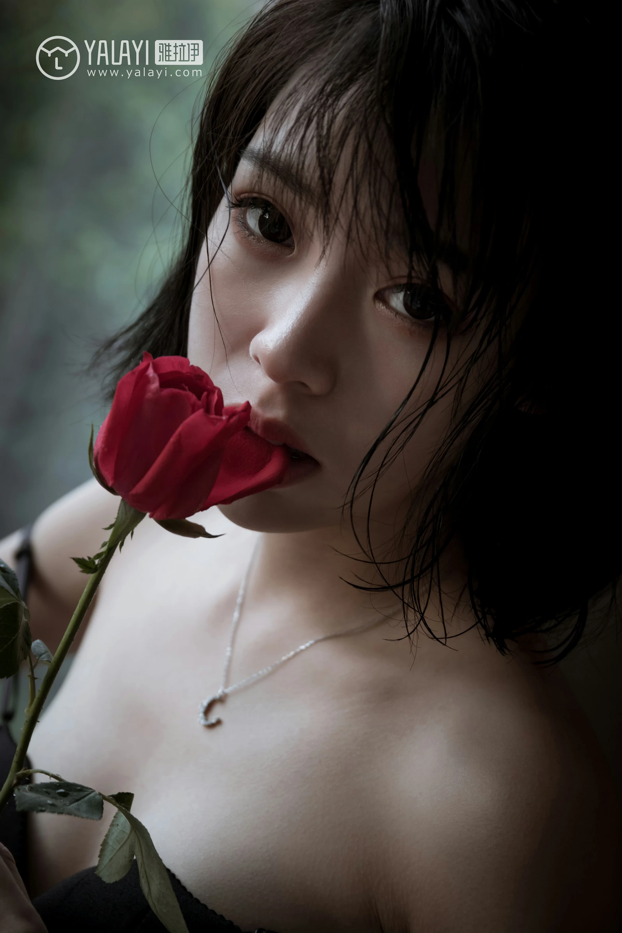 [YALAYI雅拉伊]NO.058 幻象气球 小杨 黑色性感内衣私房写真集第5张