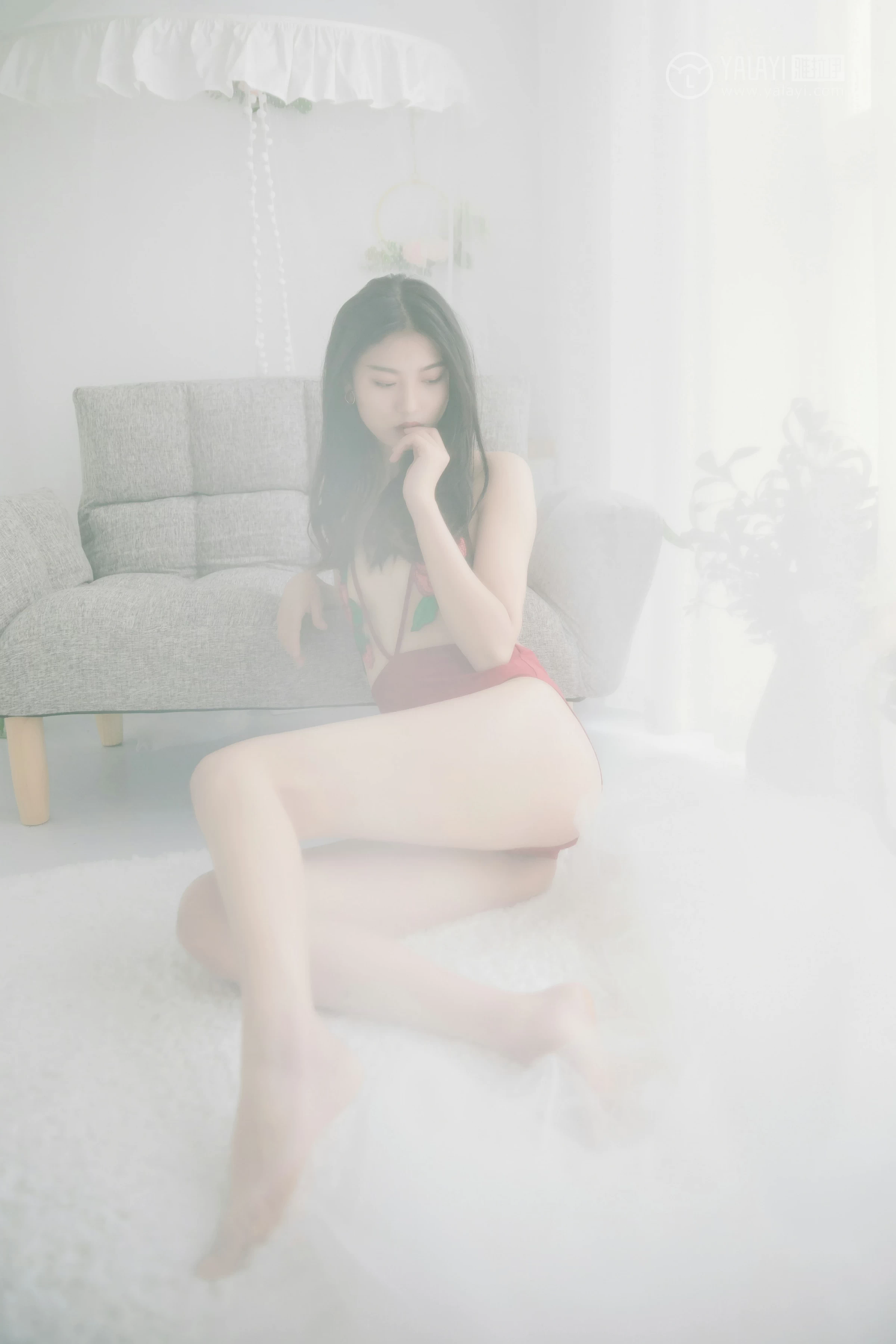 [YALAYI雅拉伊]No.215 思春少女 和风 红色情趣内衣性感私房写真集第8张