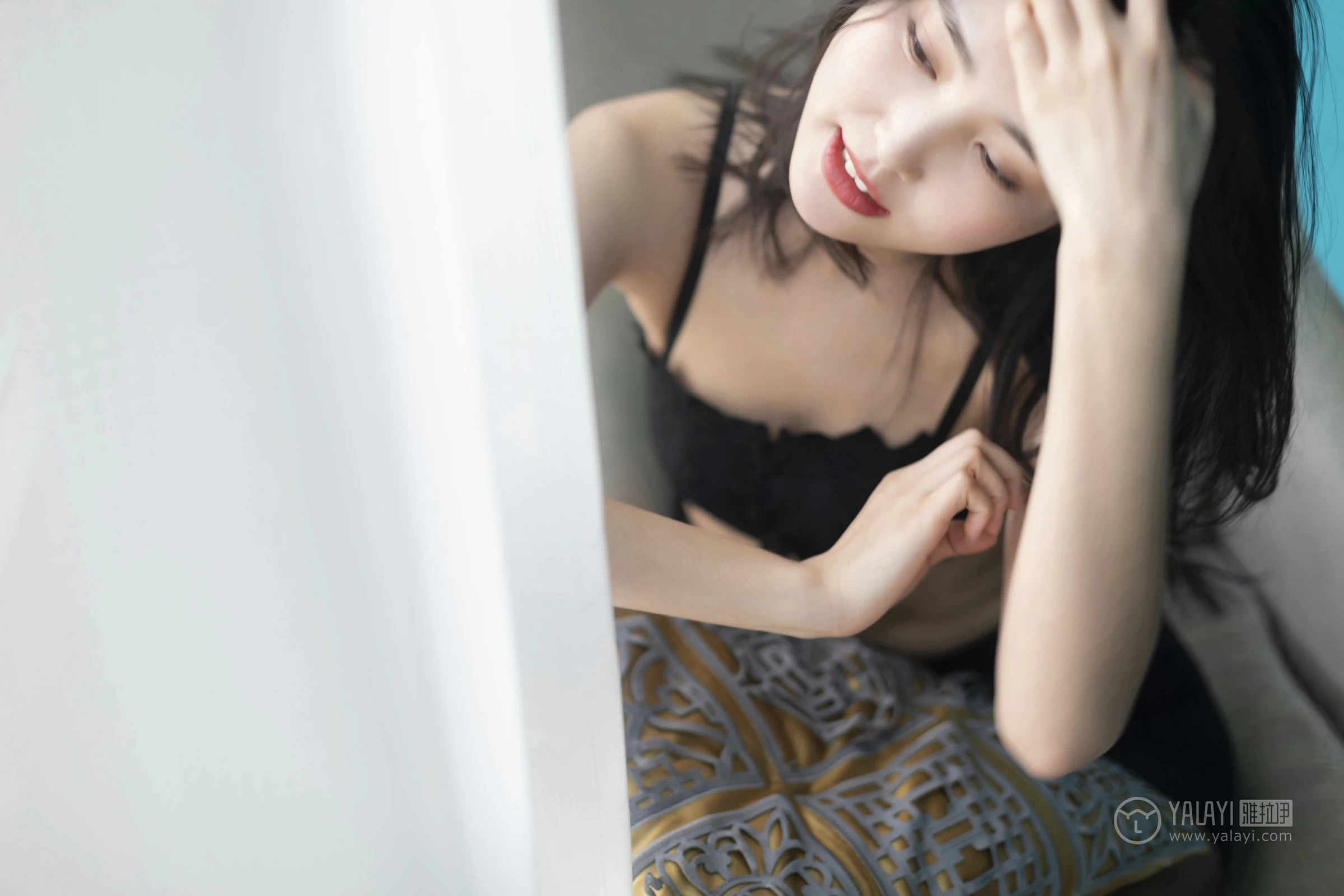 [YALAYI雅拉伊]No.218 独角戏 仓儿 黑色紧身内衣性感私房写真集第9张