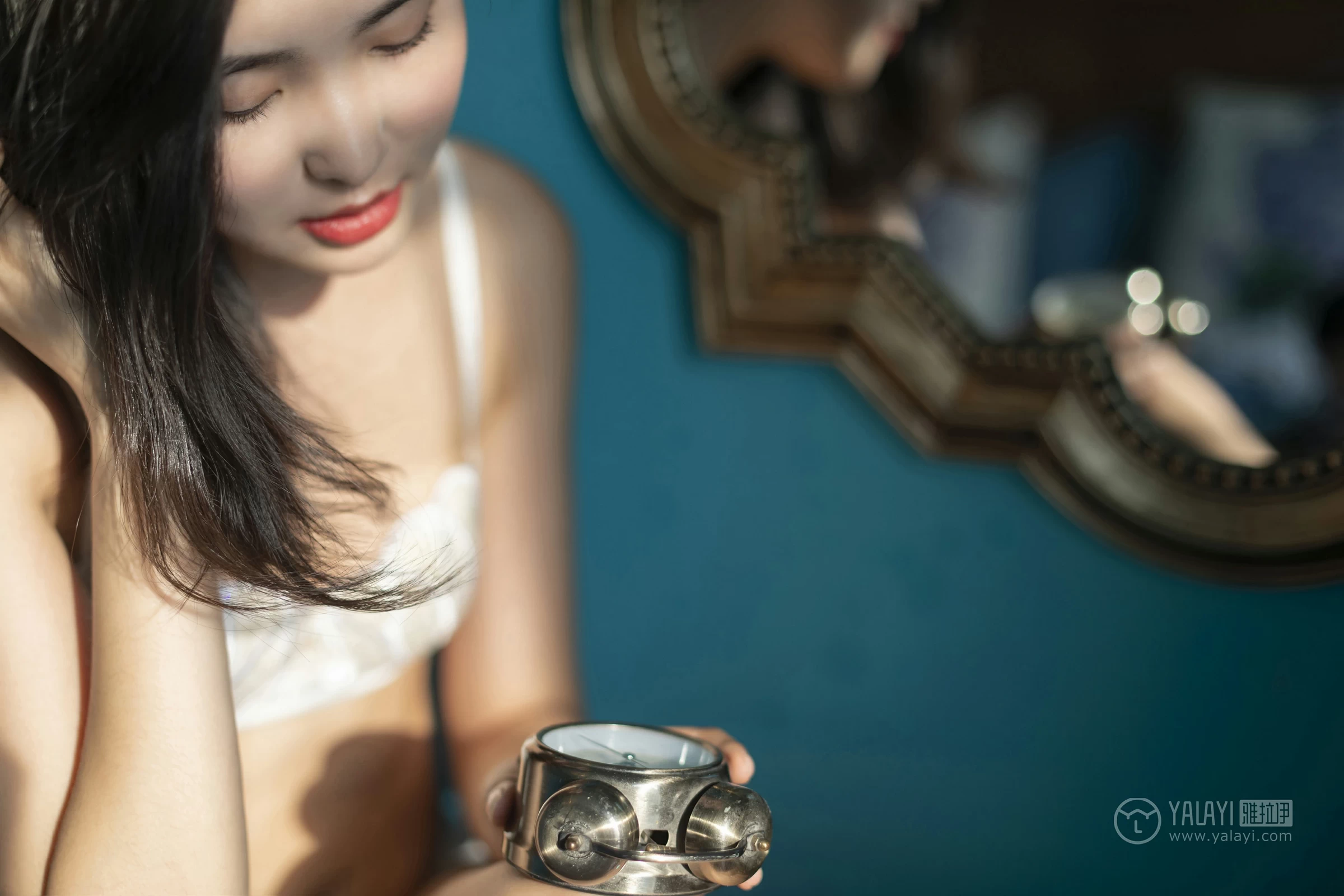 [YALAYI雅拉伊]No.224 绝色阳光 仓儿 白色蕾丝内衣性感私房写真集第5张